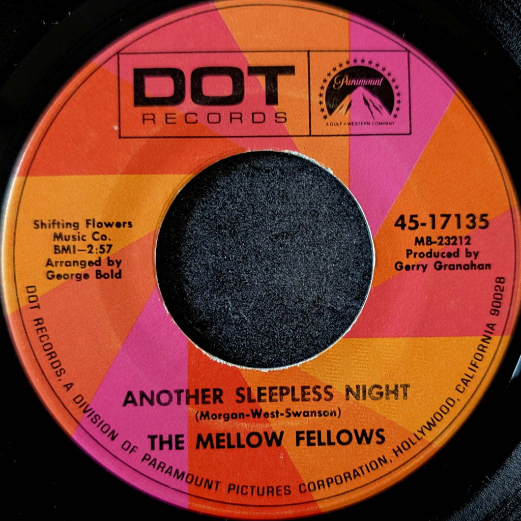 The Mellow Fellow-My baby needs me/Another sleepless night