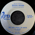 Reggie Milner-Do you want to have a love?/Instrumental