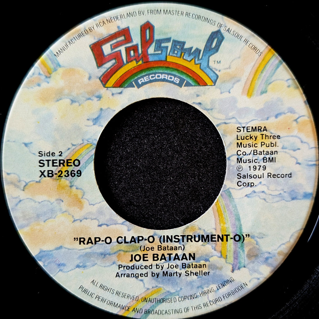 Joe Bataan - Rap-O Clap-O / Rap-O Clap-O (Inst)