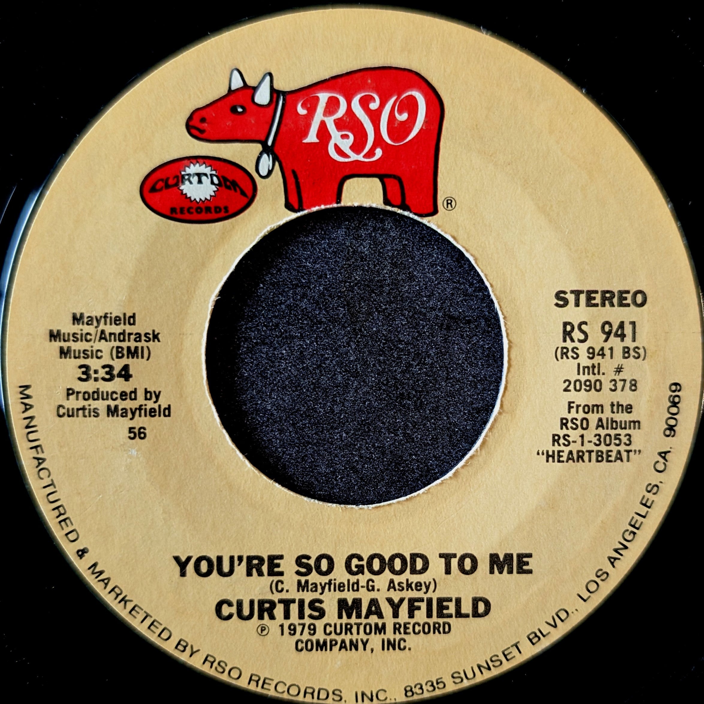 Curtis Mayfield and LindaClifford-Between you baby and me/You're so good to me