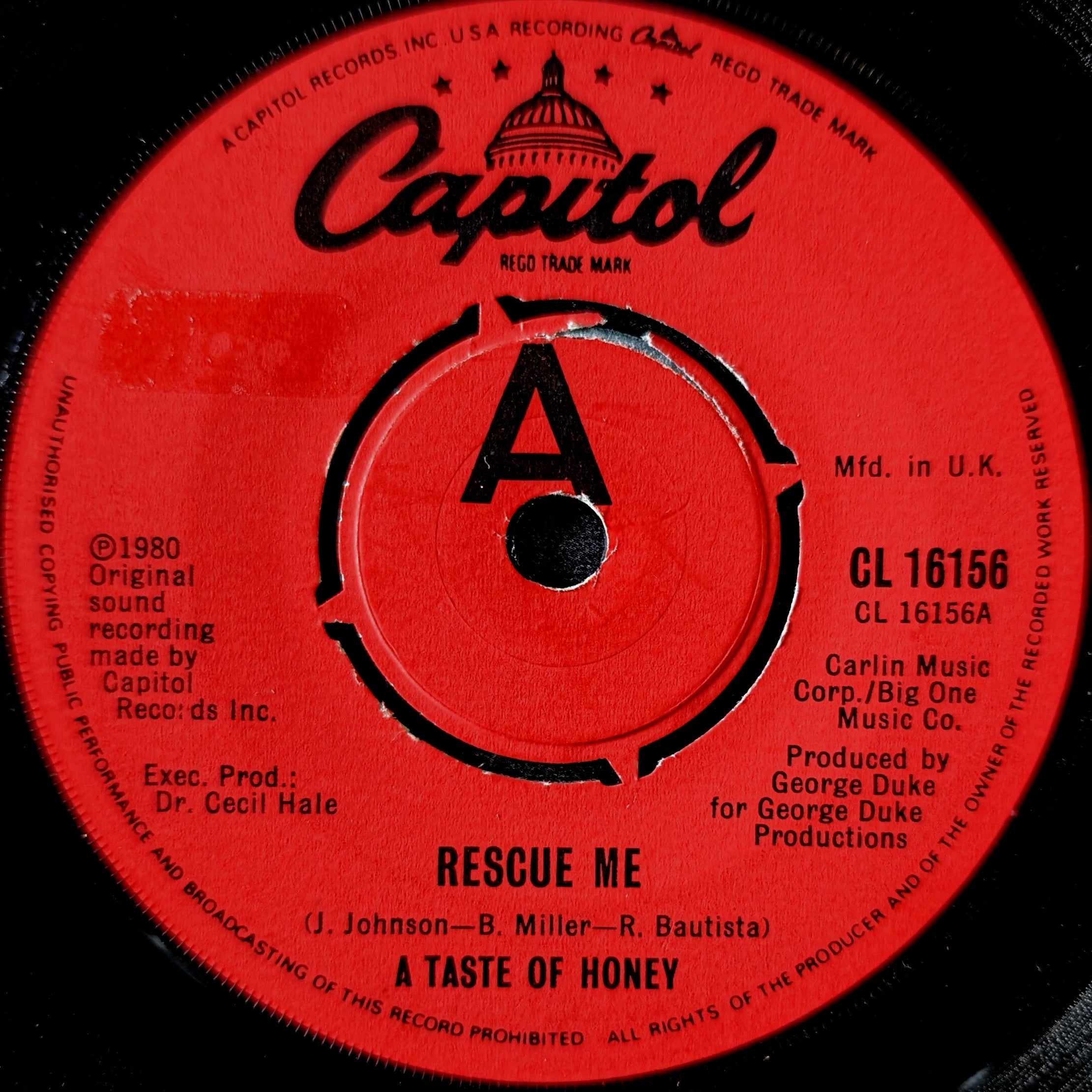 A taste of honey-Rescue me/Say that you'll stay/Boogie Oogie Oogie(Edited Version)