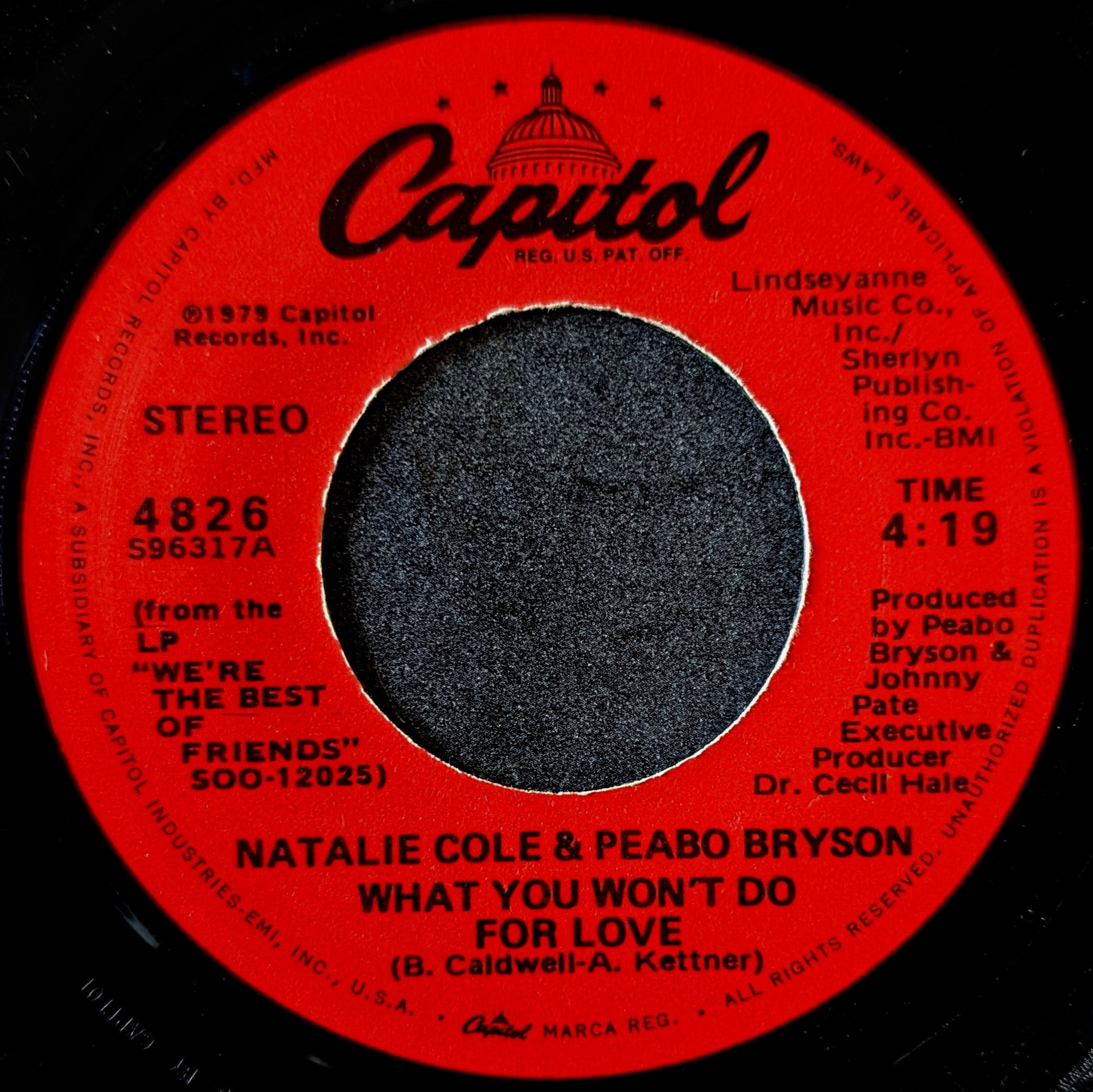 Natalie cole & Peabo Bryson-What you won't do for love/Your lonely heart