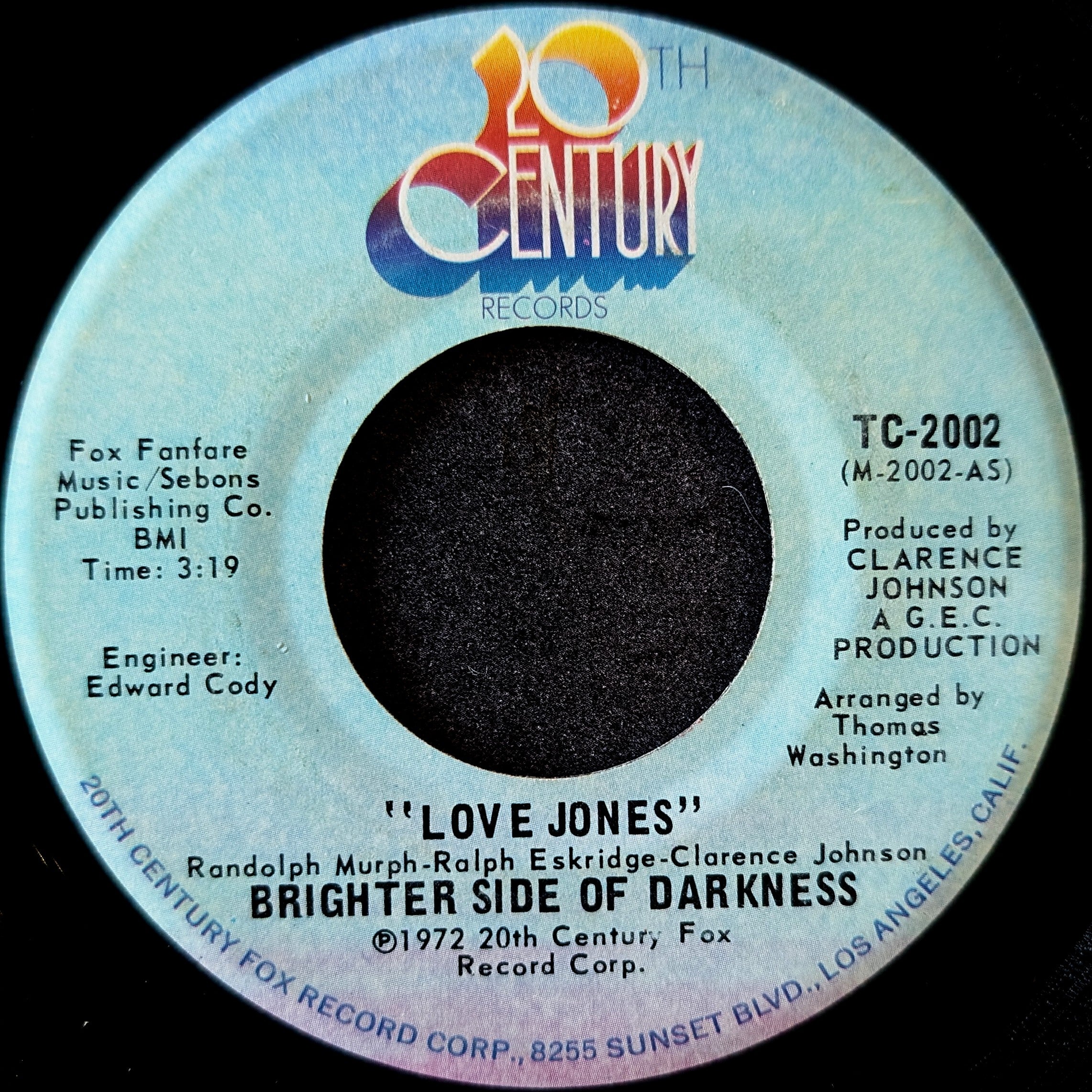Brighter side of darkness-Love Jones/I’m the guy