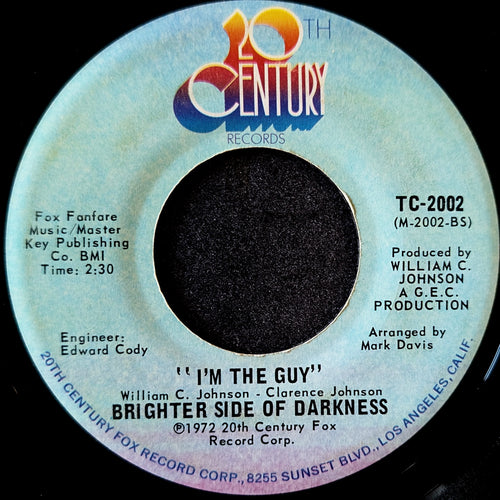 Brighter side of darkness-Love Jones/I'm the guy