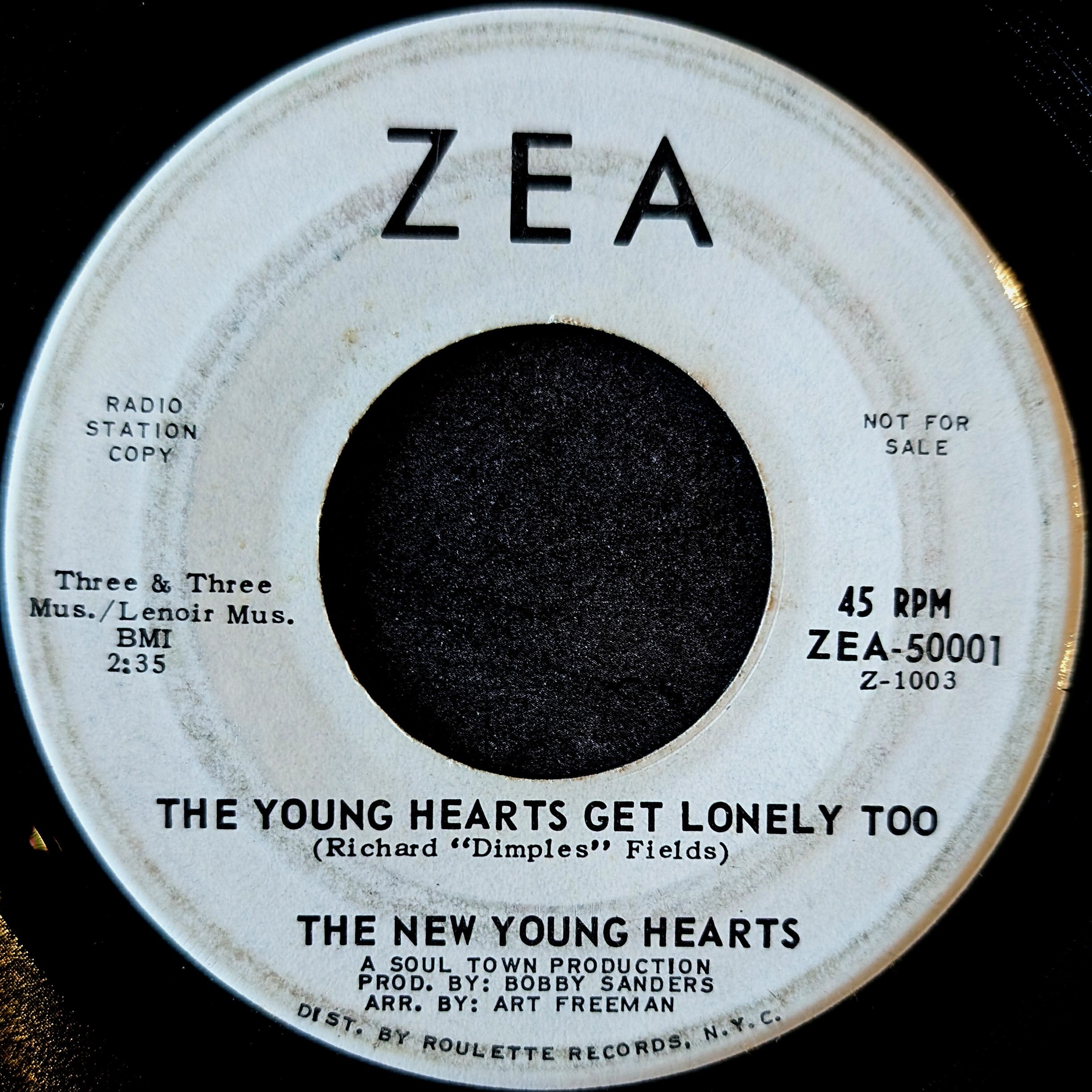 The New Young hearts-The Young hearts get lonely too/Why do you have to go?