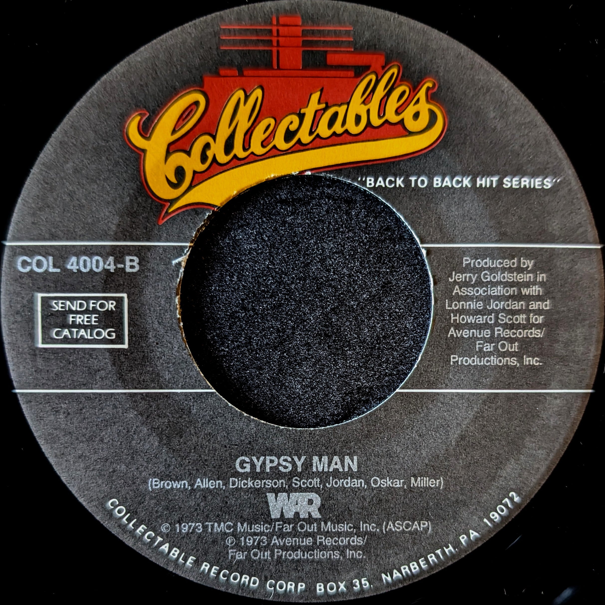 War- Slippin' into Darkness/ Gypsy man