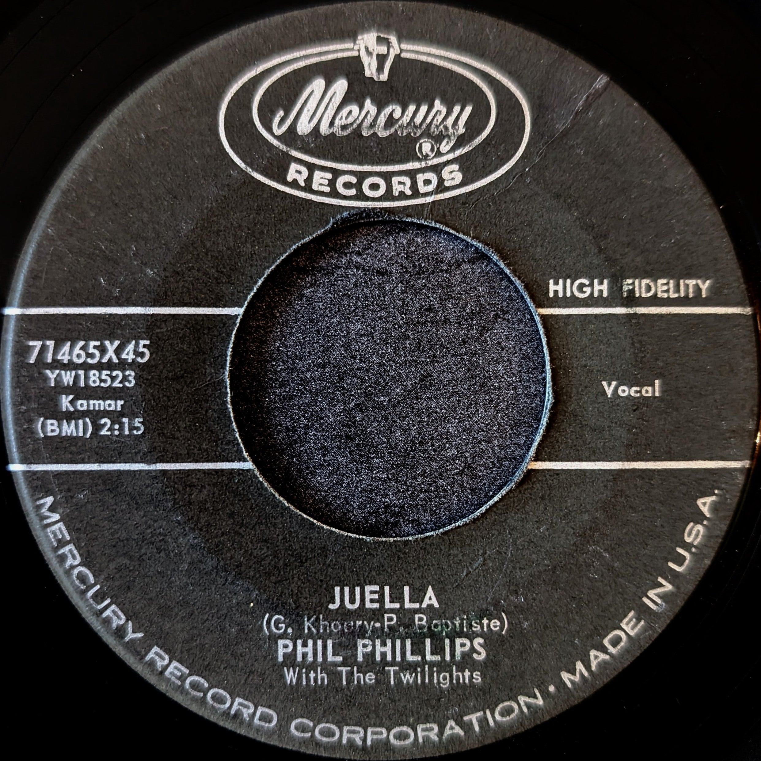 Phil Phillips with the Twilights-Sea of love/Juella