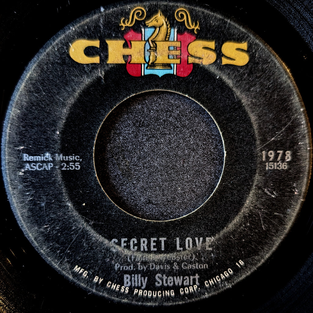 Billy Stewart-Secret Love/Love Back and Smile