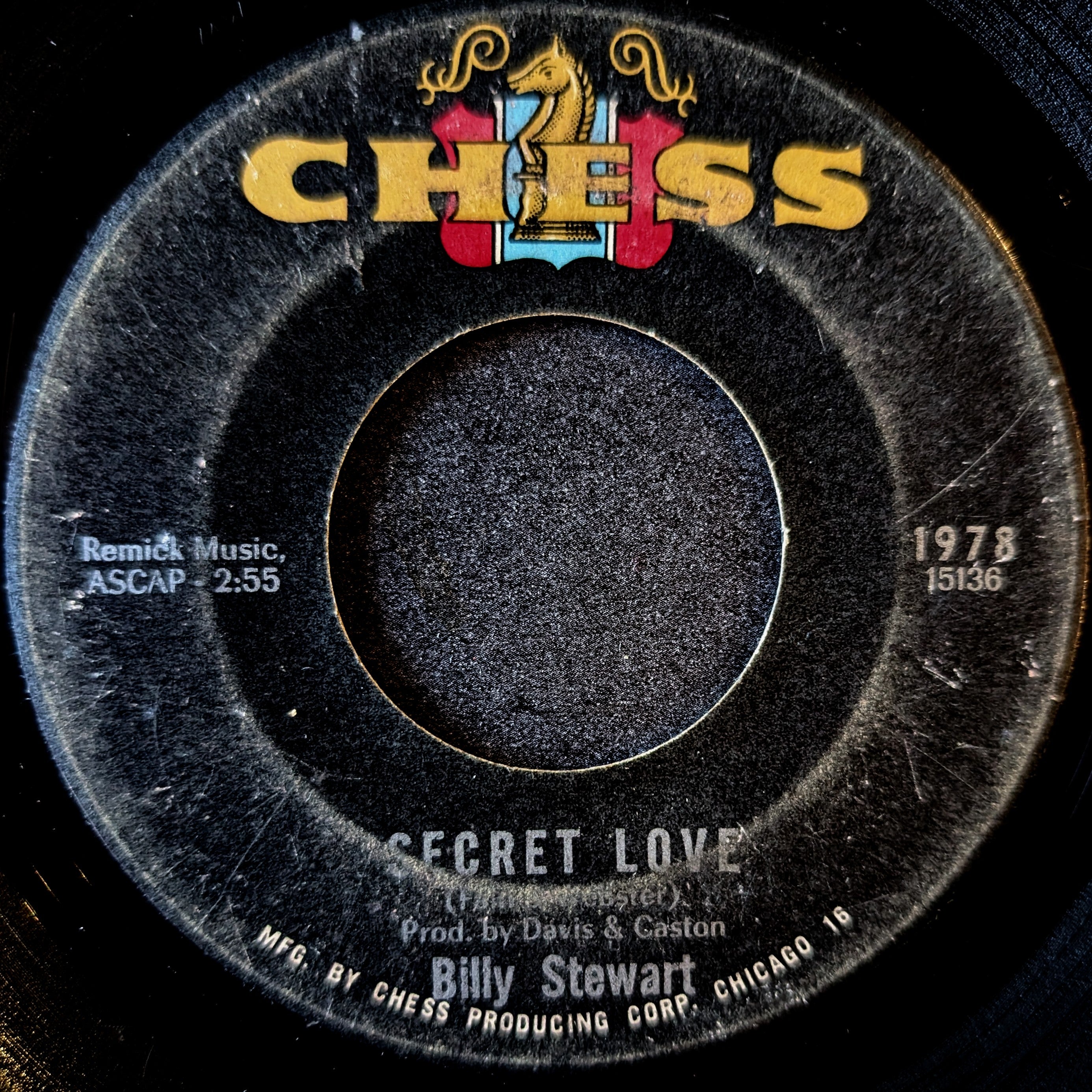 Billy Stewart-Secret Love/Love Back and Smile