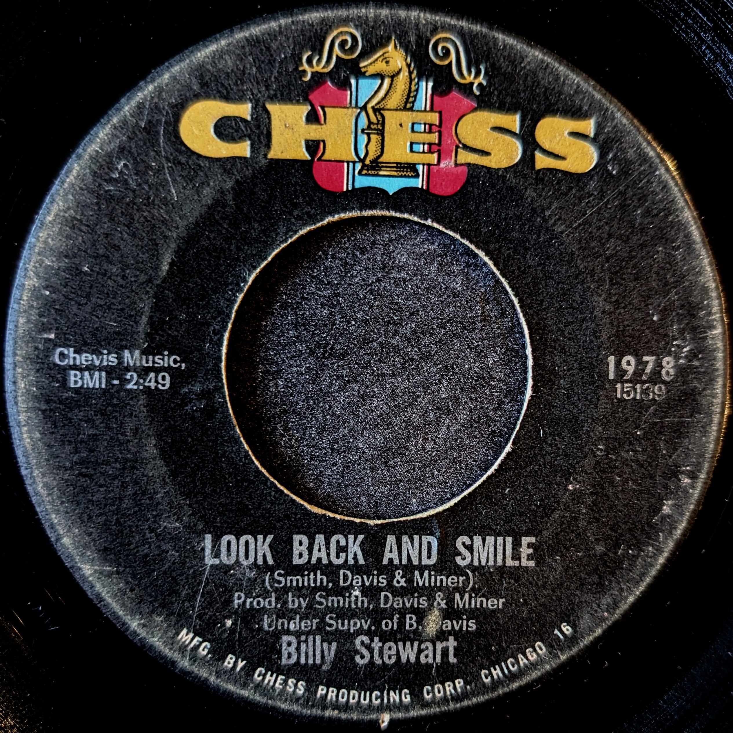 Billy Stewart-Secret Love/Love Back and Smile