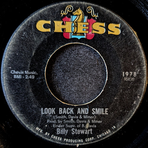 Billy Stewart-Secret Love/Love Back and Smile