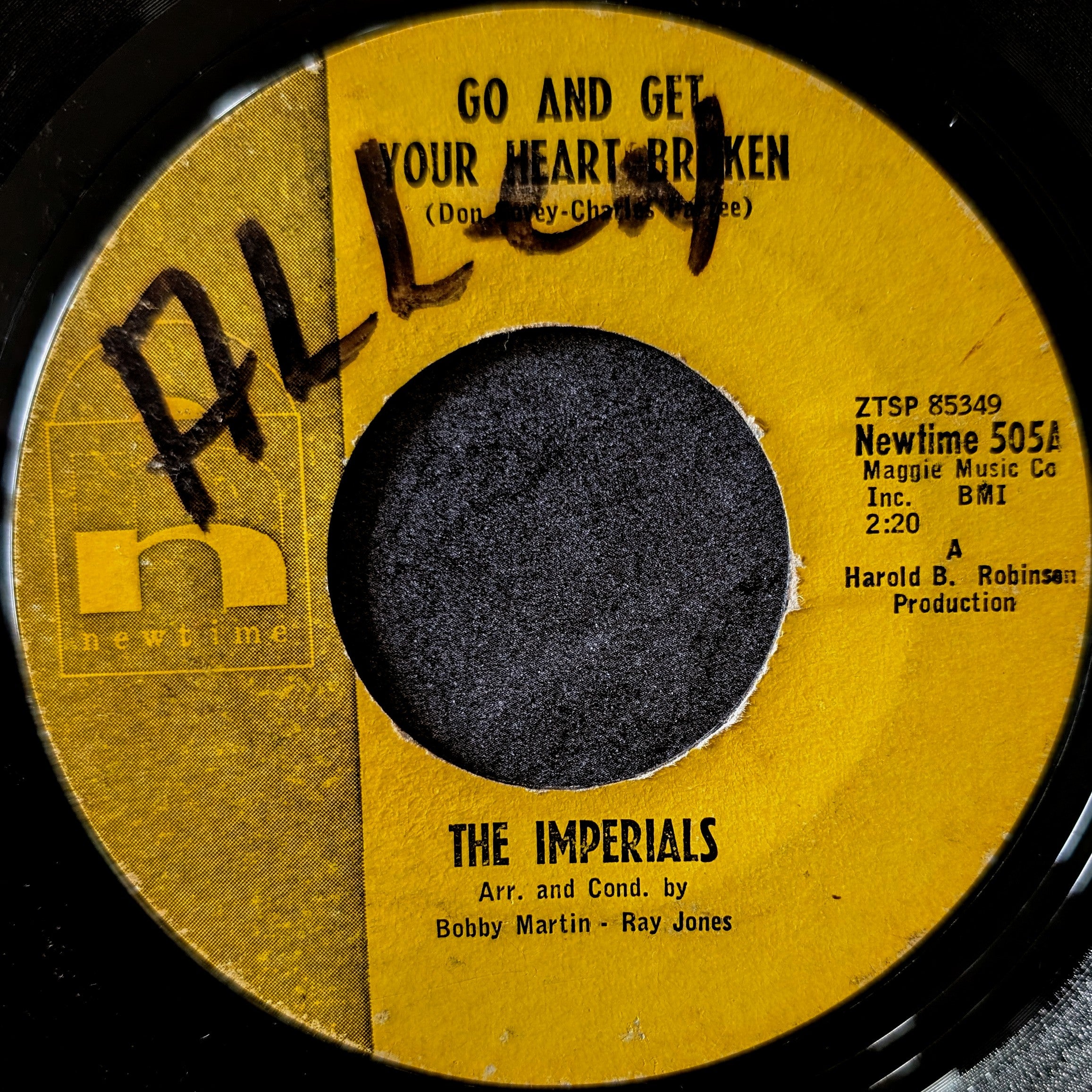 The Imperials-Go and get your heart broken/ The letter