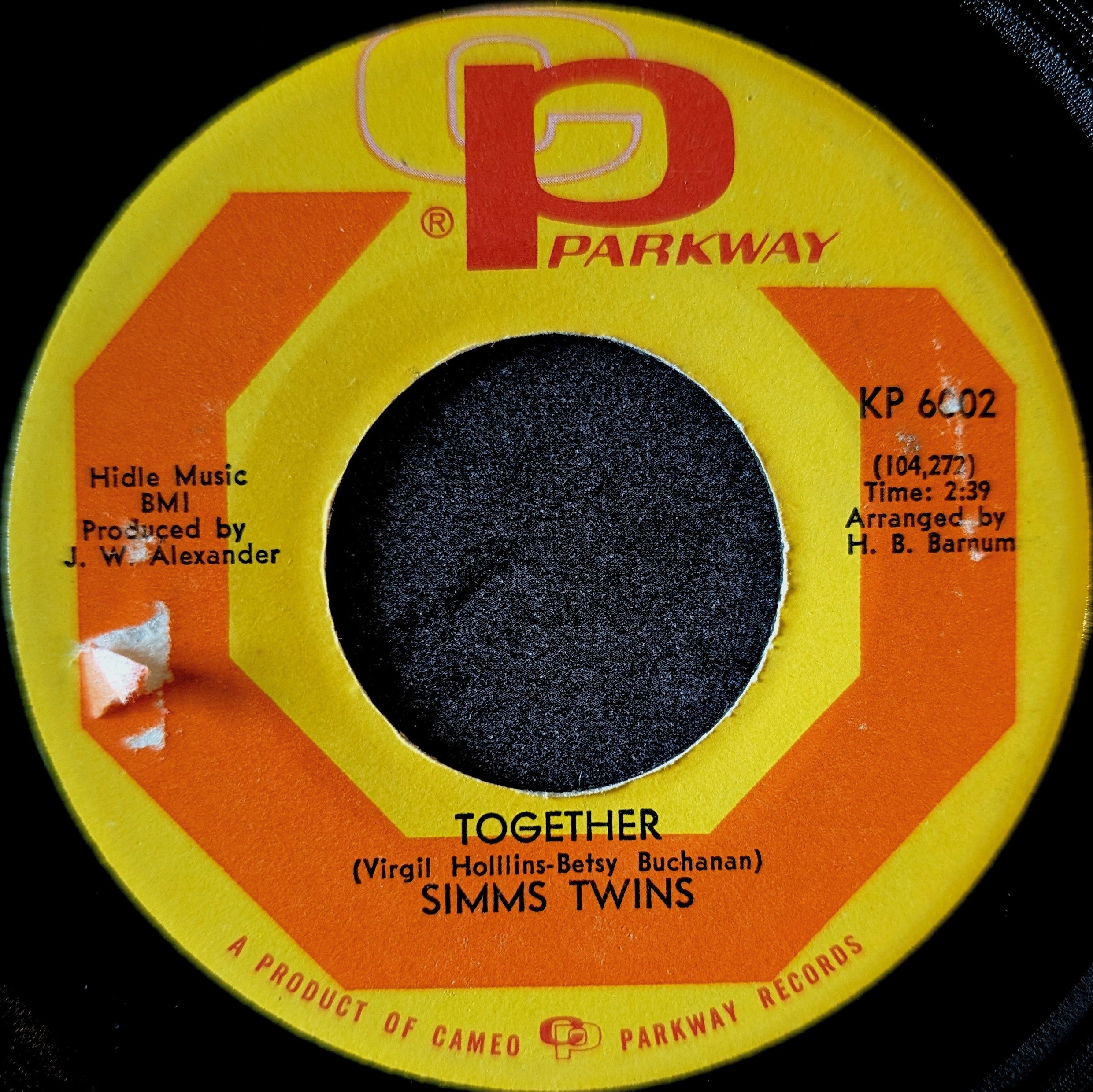 Simms Twins-Baby It's real/Together