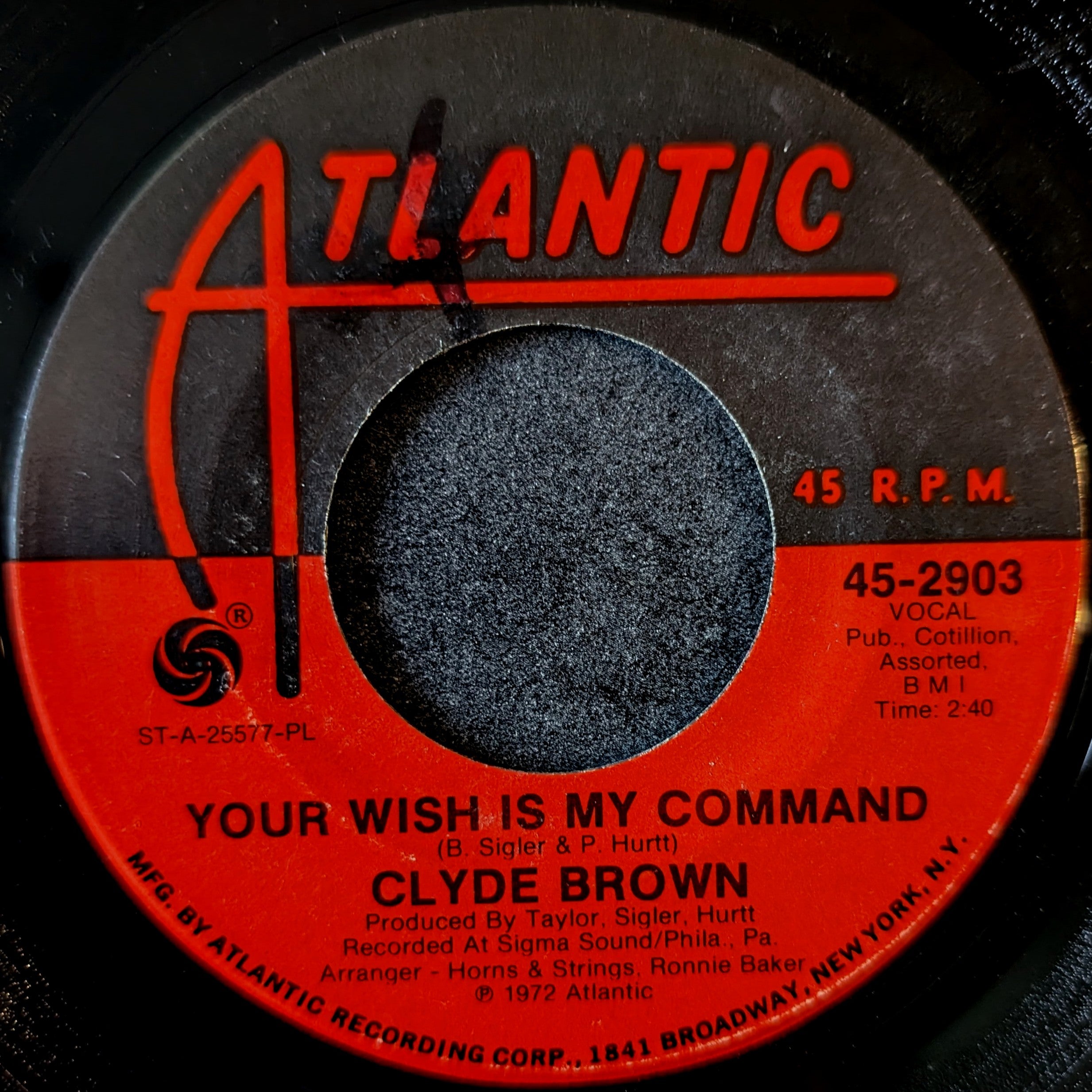 Clyde Brown-Your wish is my command/Peace and love