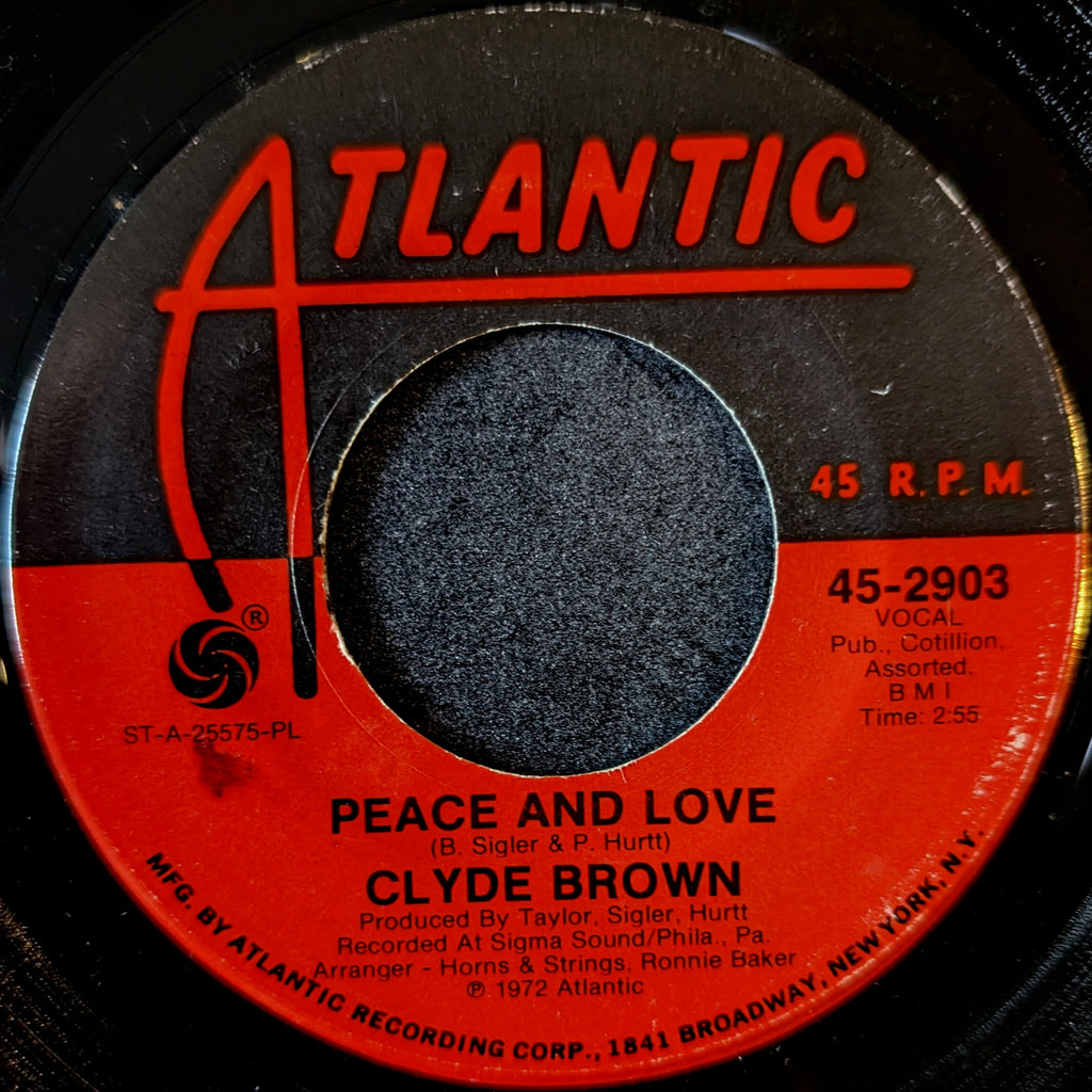 Clyde Brown-Your wish is my command/Peace and love