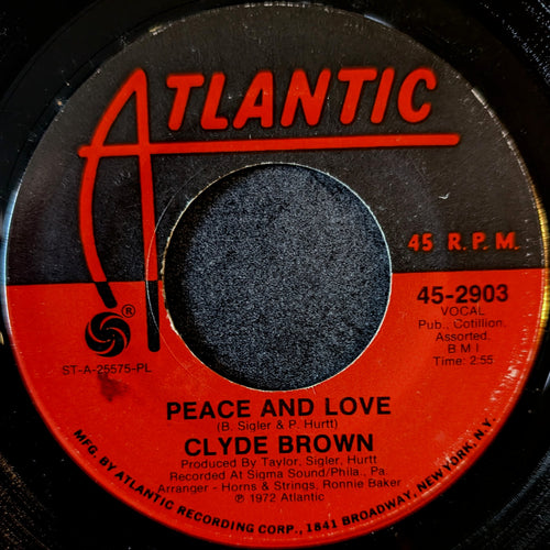 Clyde Brown-Your wish is my command/Peace and love
