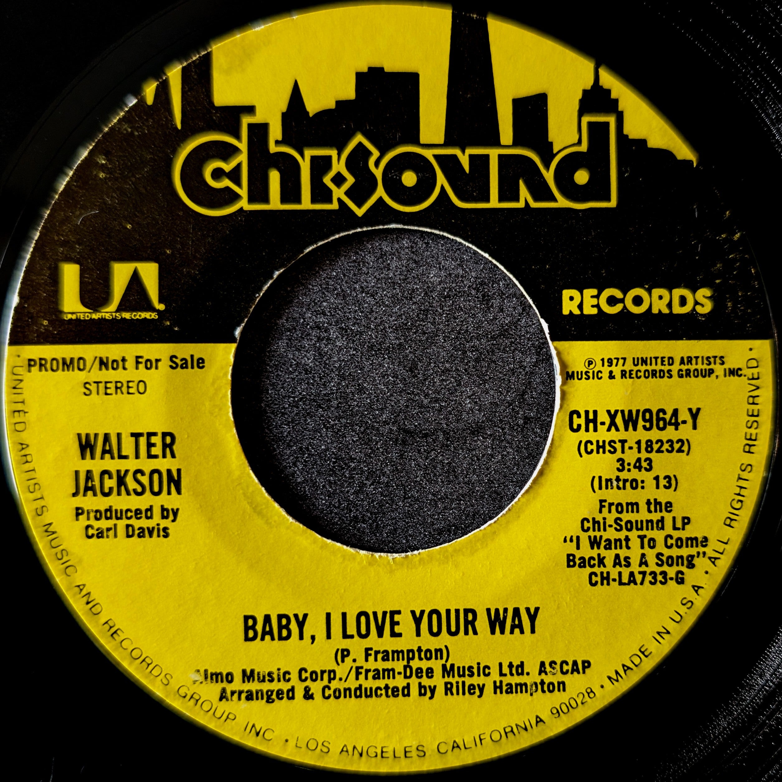 Walter Jackson- Baby, I love your way/ Baby, I love your way
