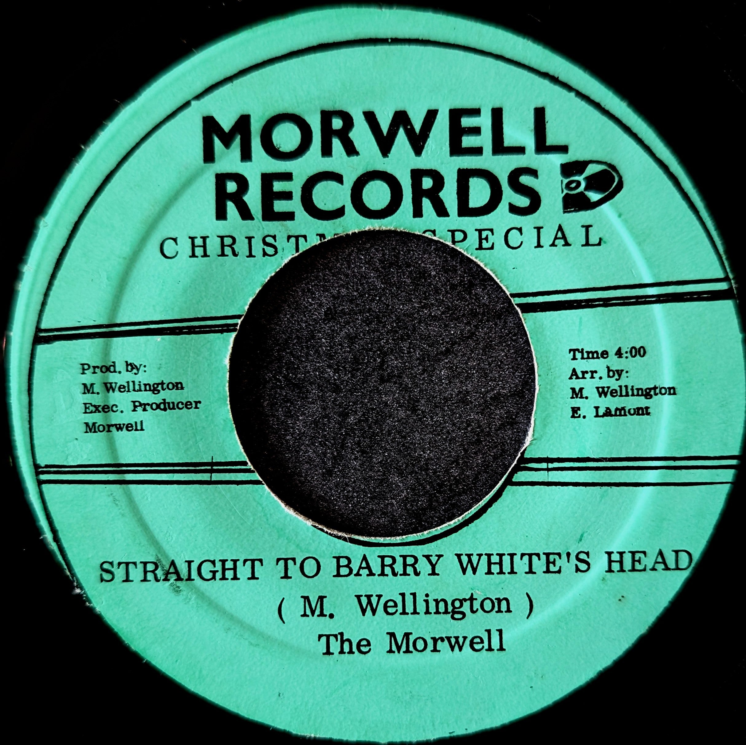 The Morwell Esquire-Can't get enough of your love/Straight to barry white's head