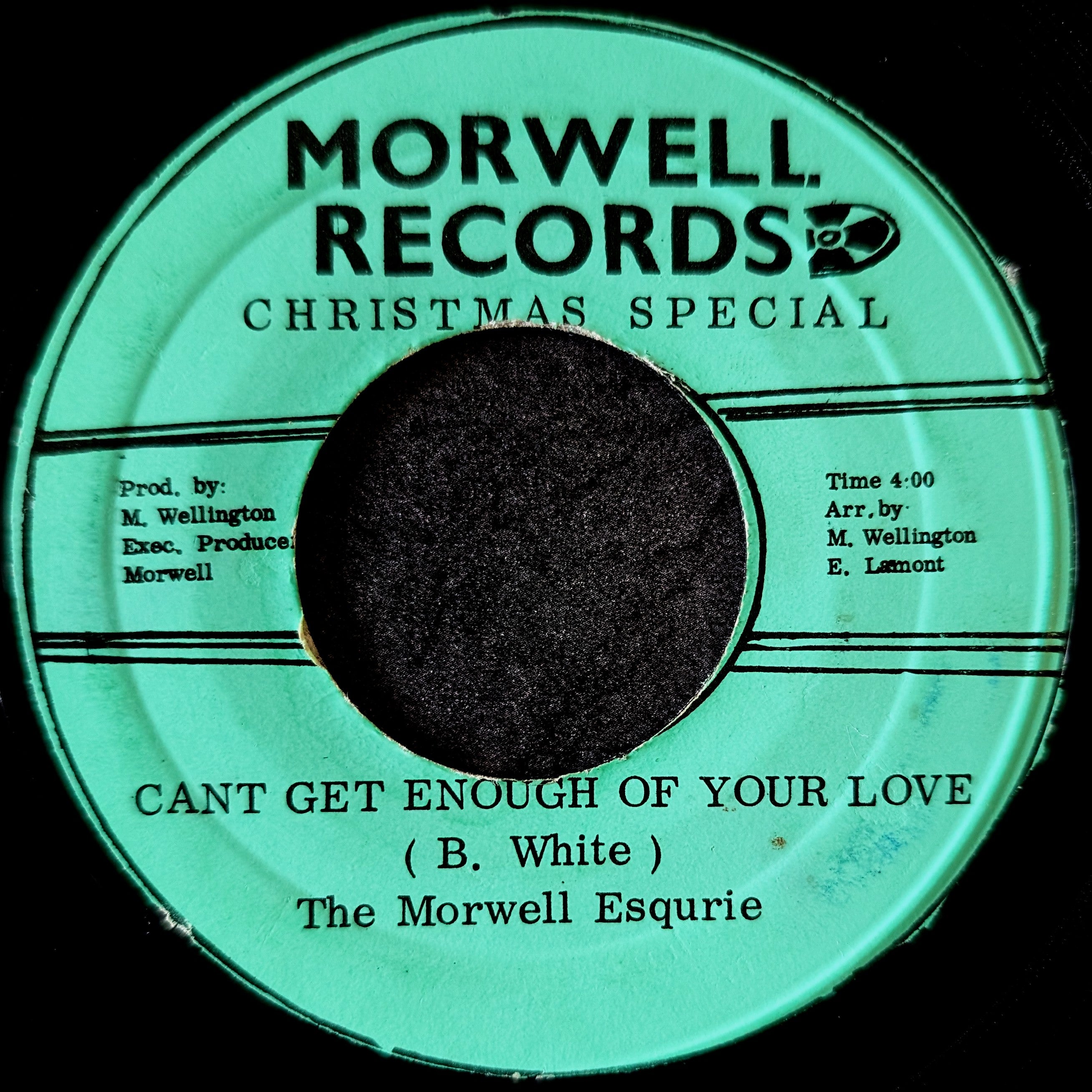 The Morwell Esquire-Can't get enough of your love/Straight to barry white's head