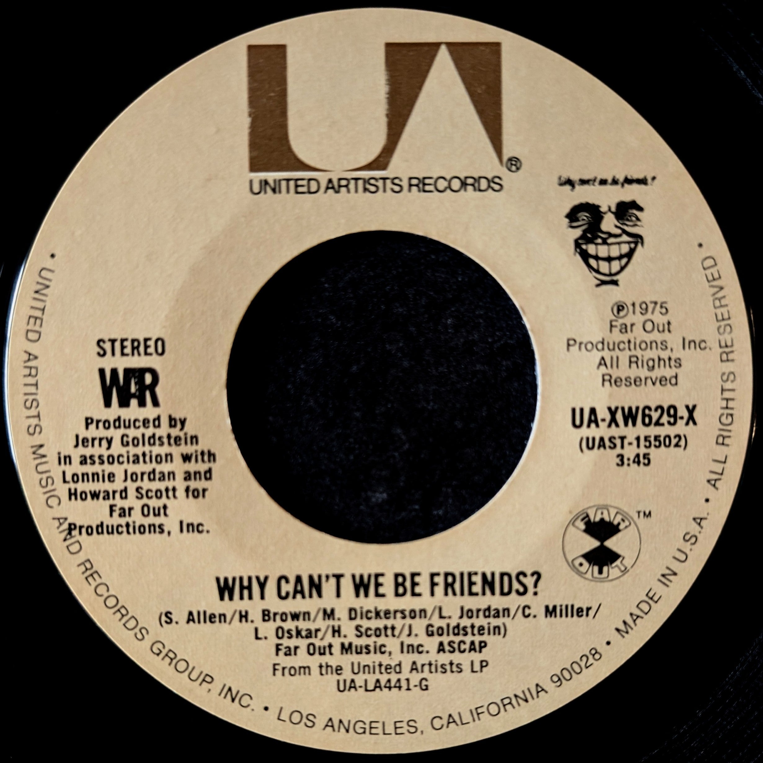 WAR-Why can't we be friends?/In Mazatlan