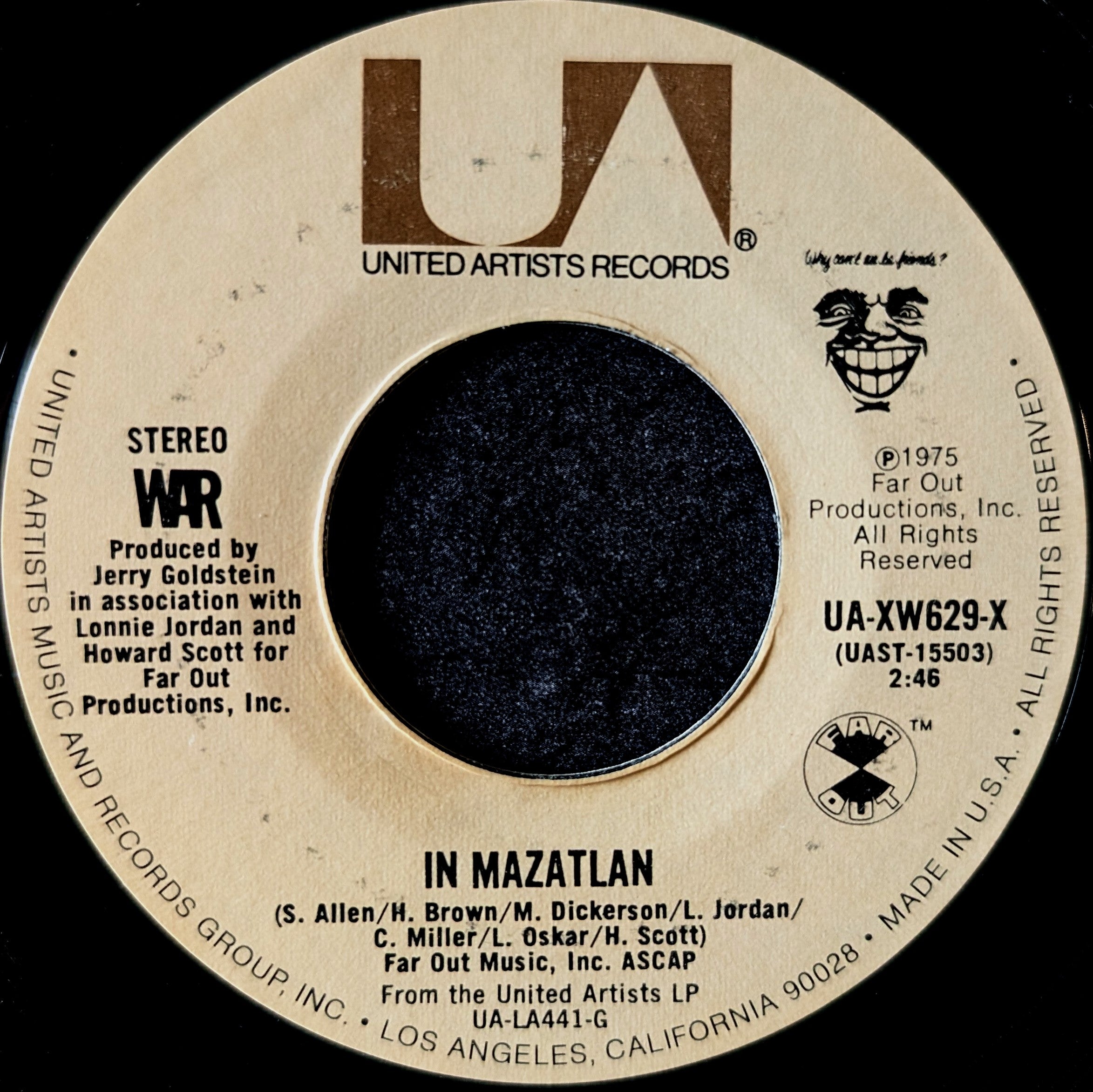 WAR-Why can't we be friends?/In Mazatlan