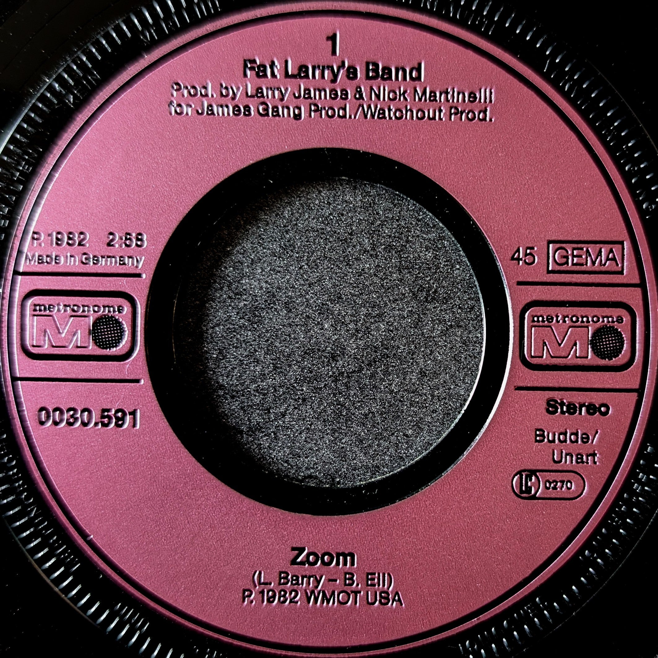 Fat Larry's Band-Zoom/Act like you know