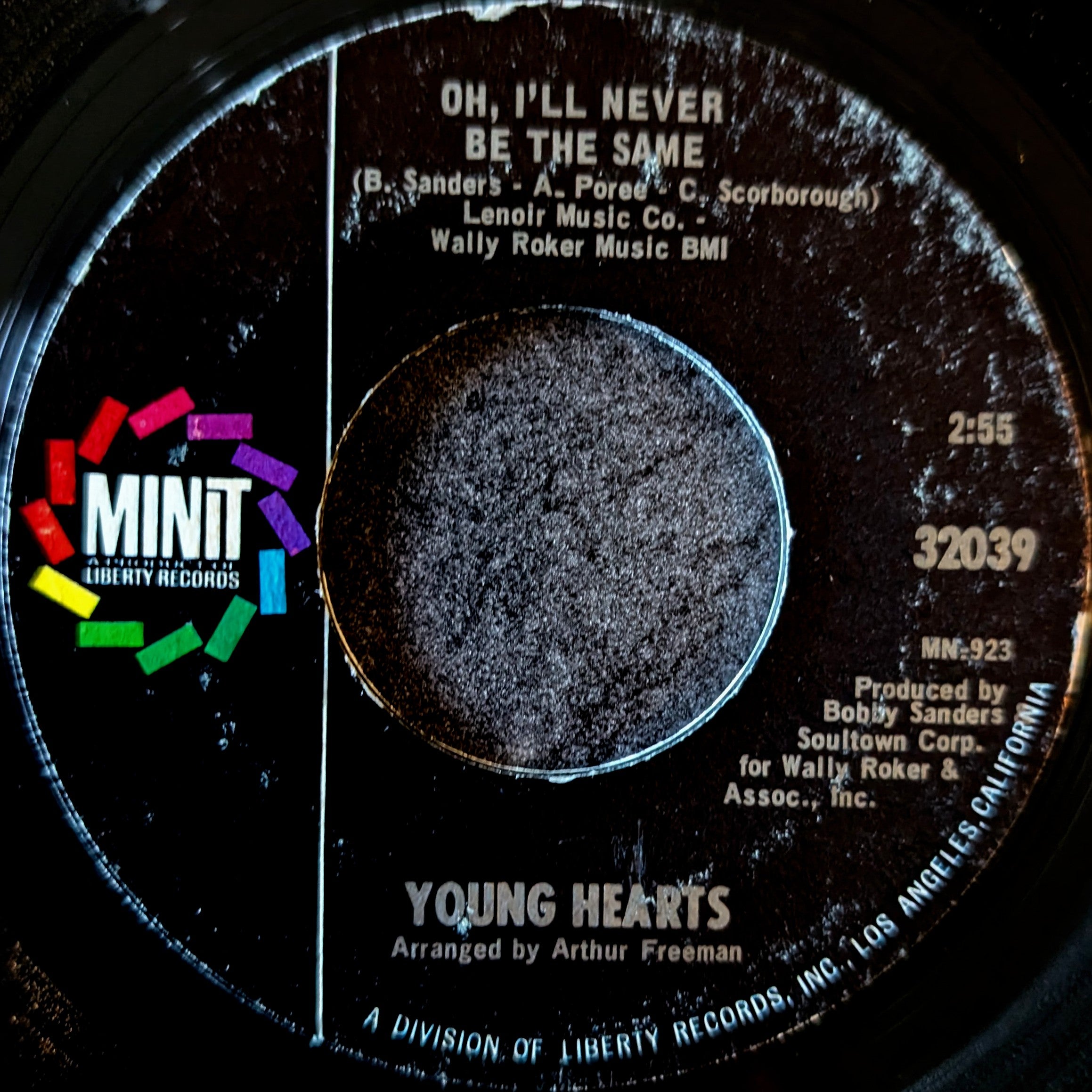 Young Hearts-Oh,I'll never be the same/Get yourself together