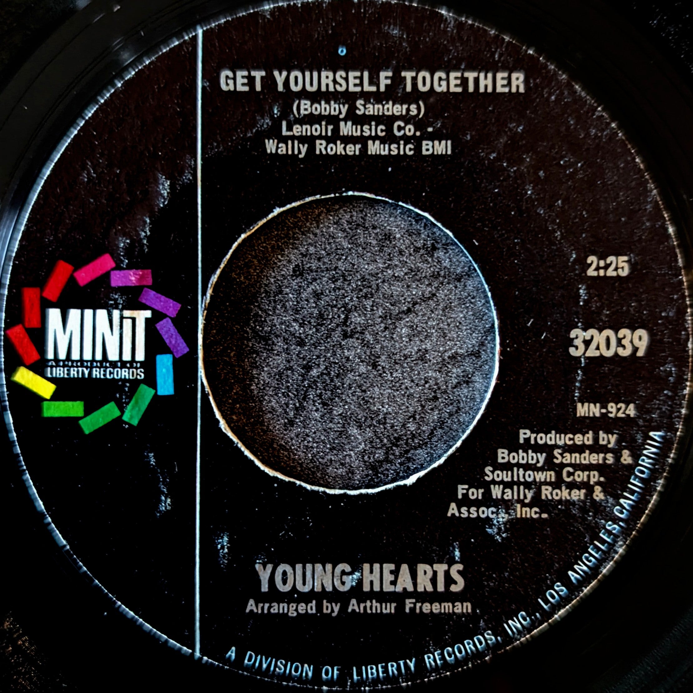 Young Hearts-Oh,I'll never be the same/Get yourself together