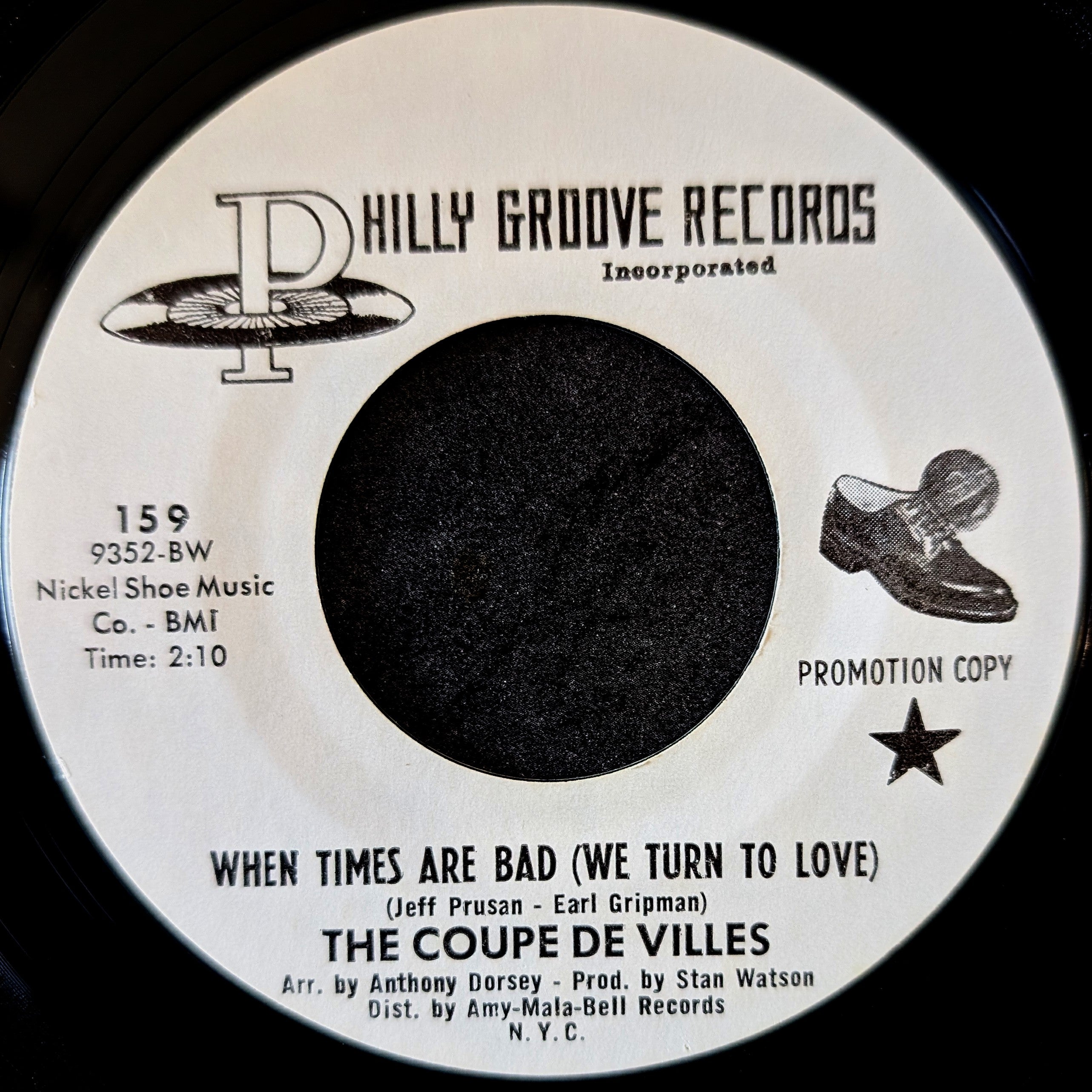The Coupe de Villes-When times are bad(we turn to love)/So long,Good bye,Its over
