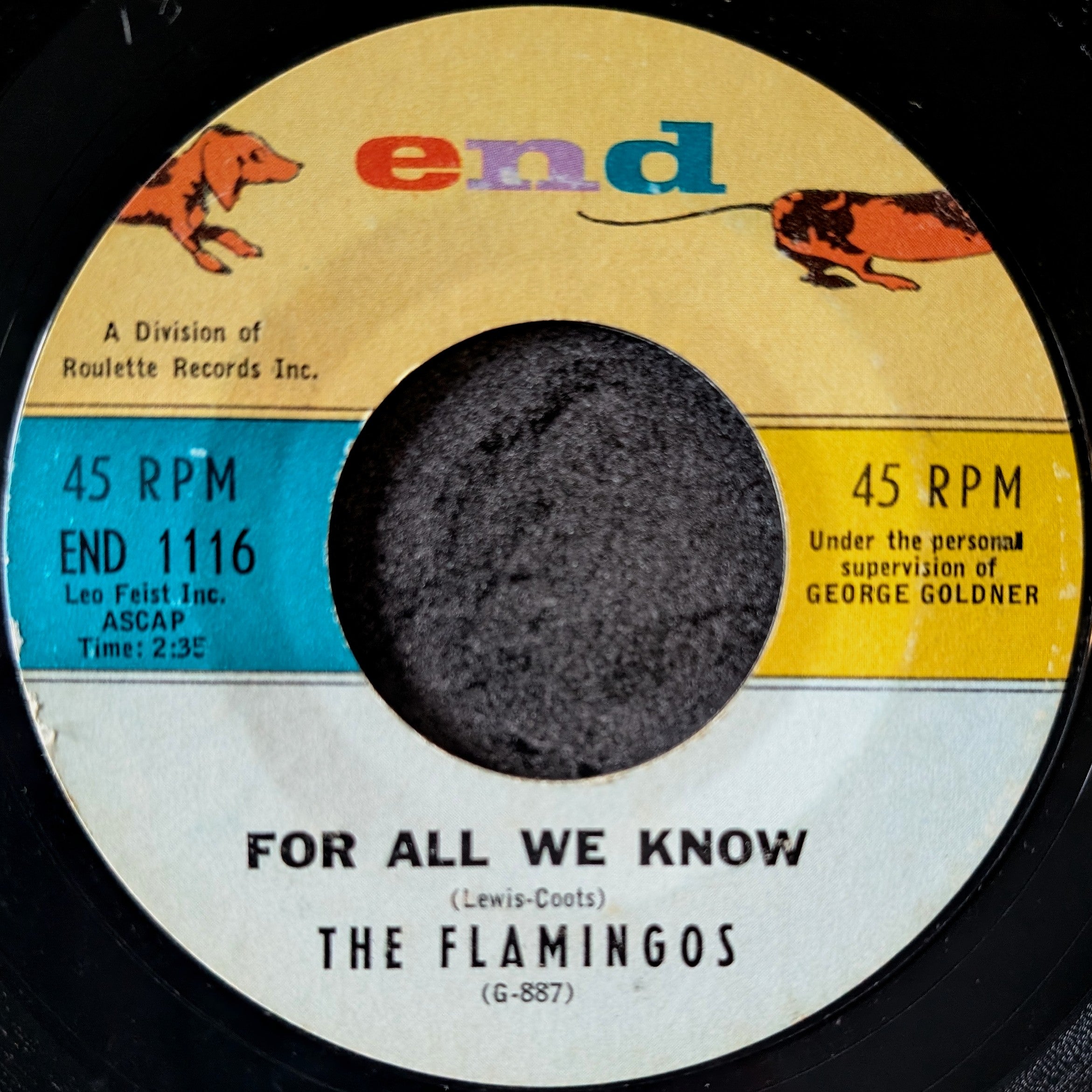 The Flamingos - For All We Know / Near You