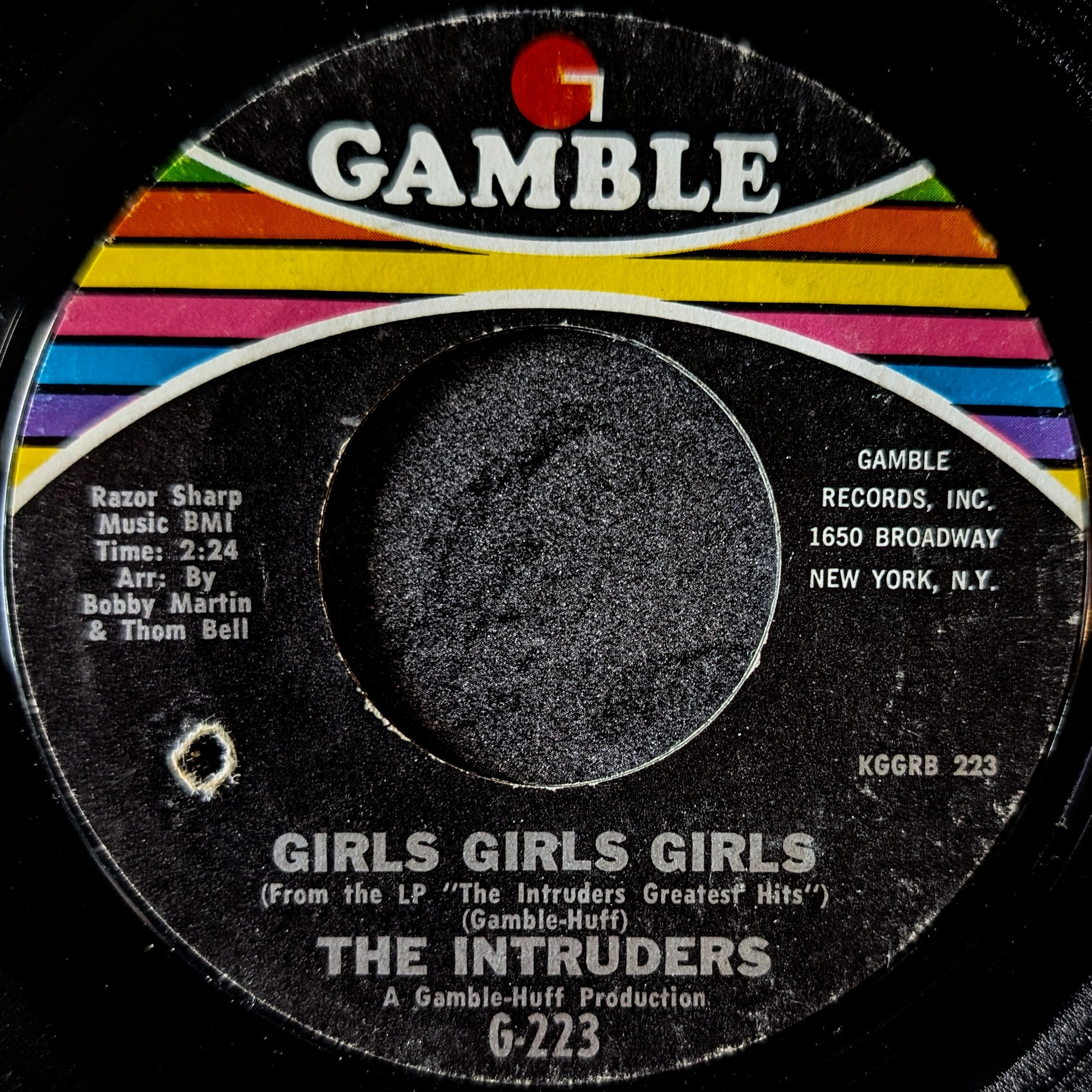 The Intruders - Give her a transplant/Girl Girl Girl
