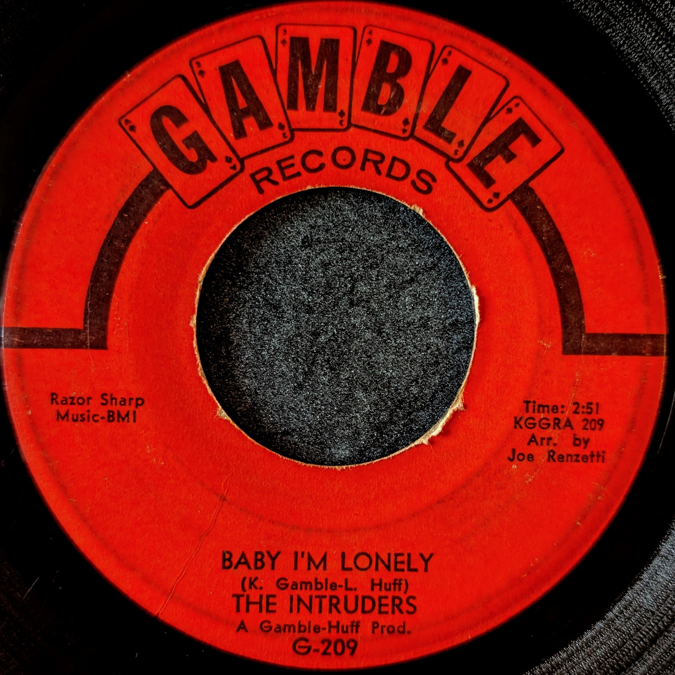The Intruders-Baby, I'm lonely/A love that's real