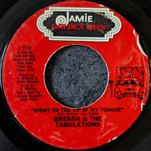 Brenda & The Tabulations-Dry Your Eyes/Right on the Tip of My Tongue