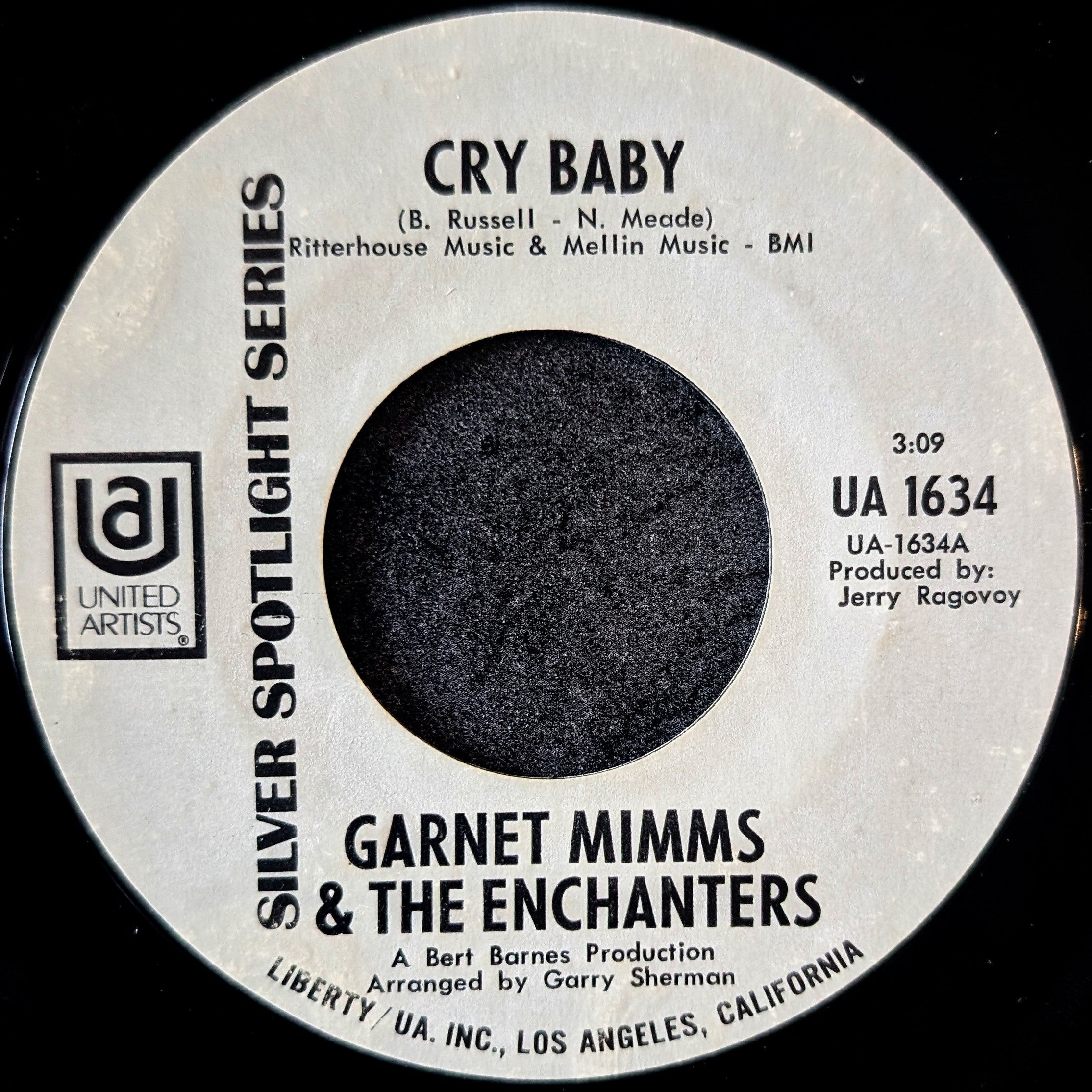 Garnet Mimms & The Enchanters - Cry Baby / Don't Change Your Heart