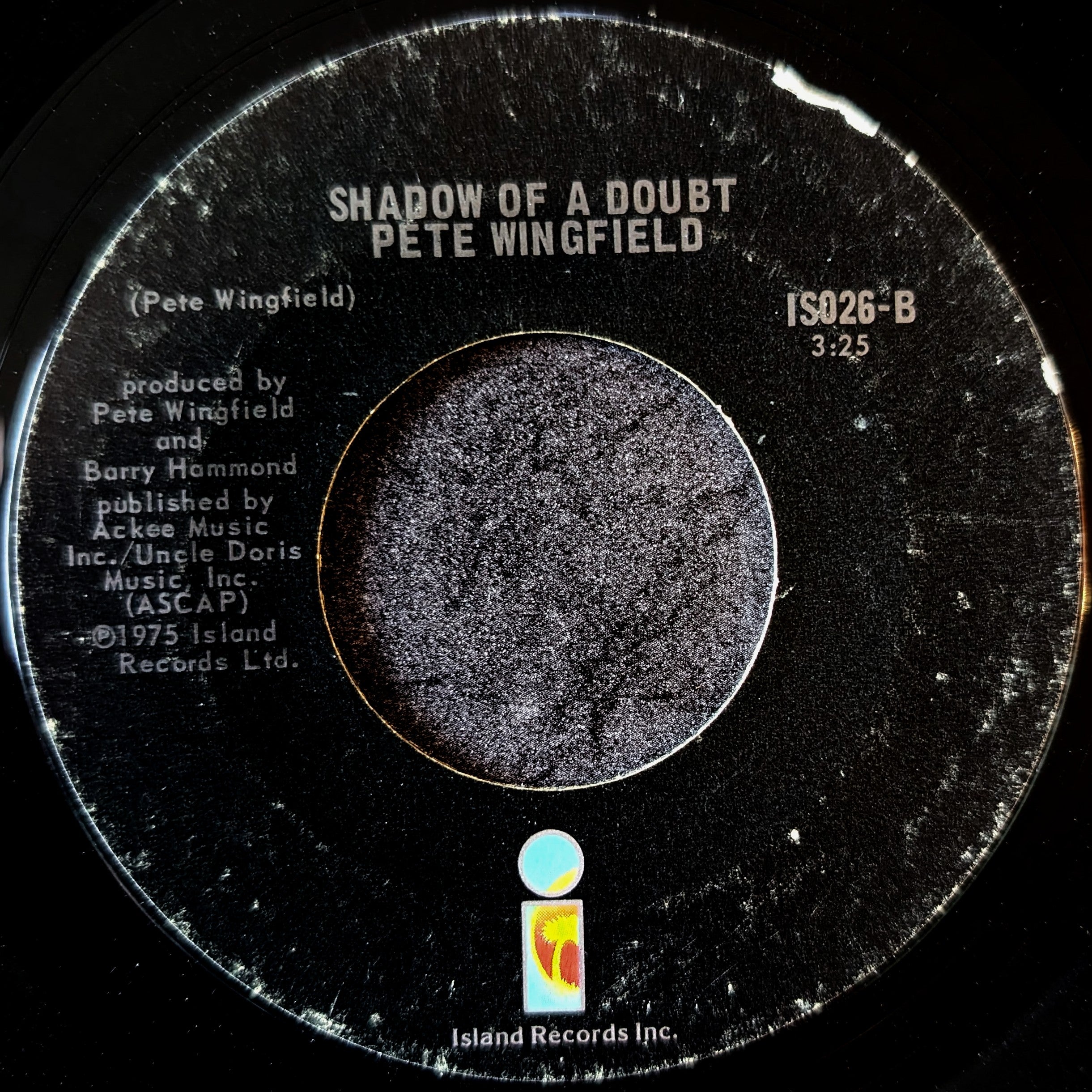 Pete Wingfield - Eighteen With a Bullet / Shadow of a Doubt