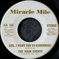 The Main Events-Girl, I want you to remember!!/ Don't leave