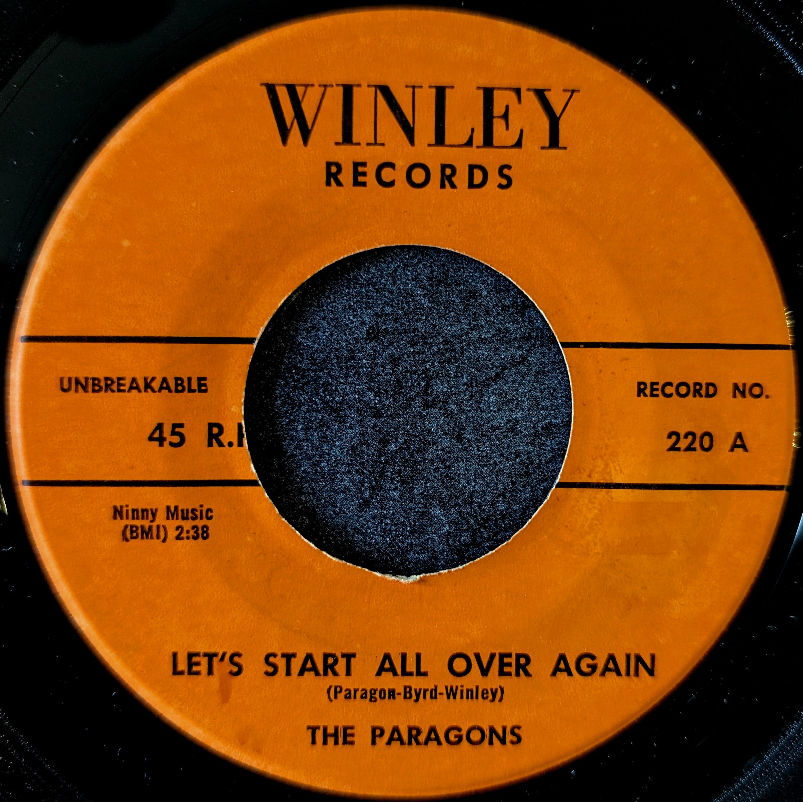 The Paragons-Let's start all over again/Stick with me baby