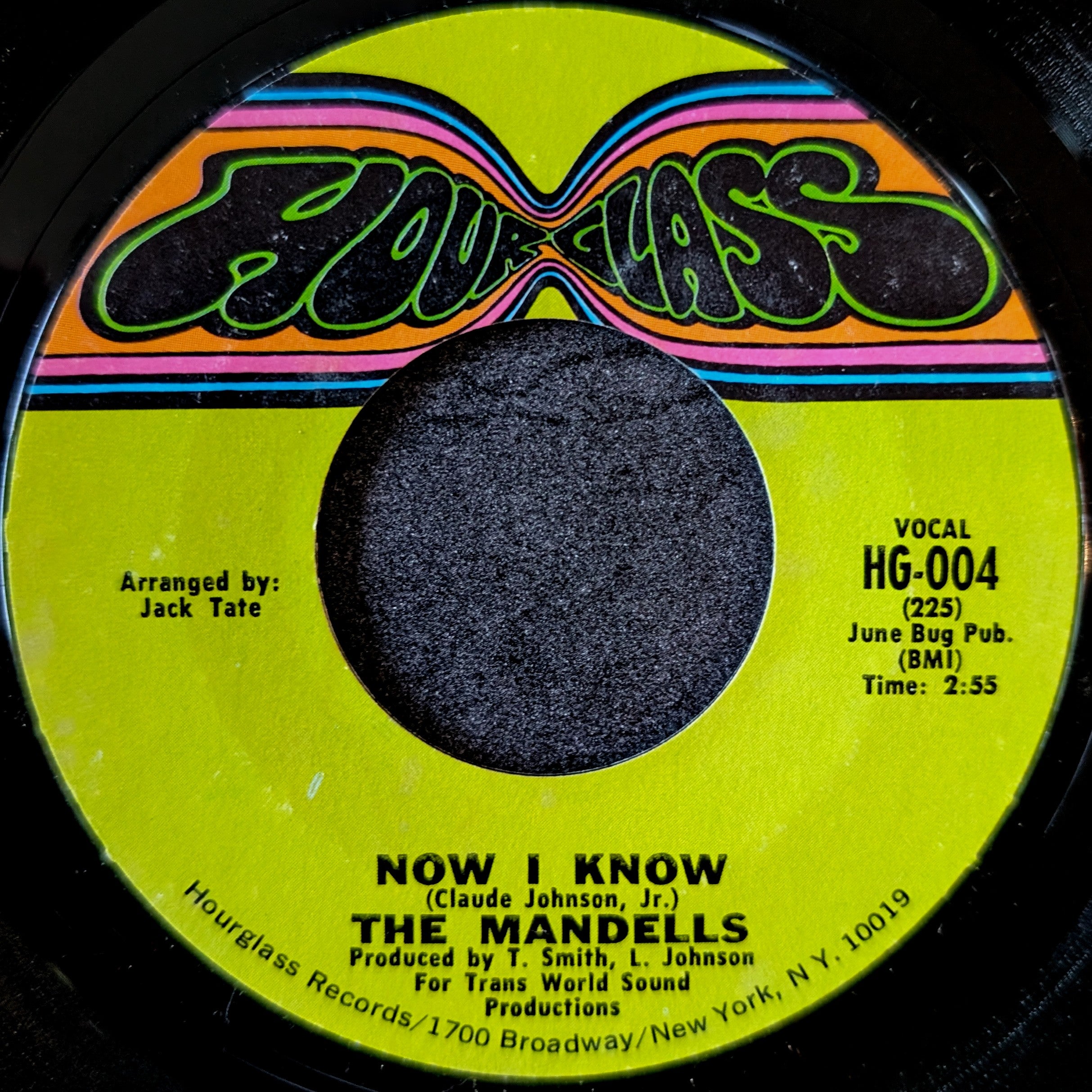 The Mandells-Now I know/Don’t turn your back on me