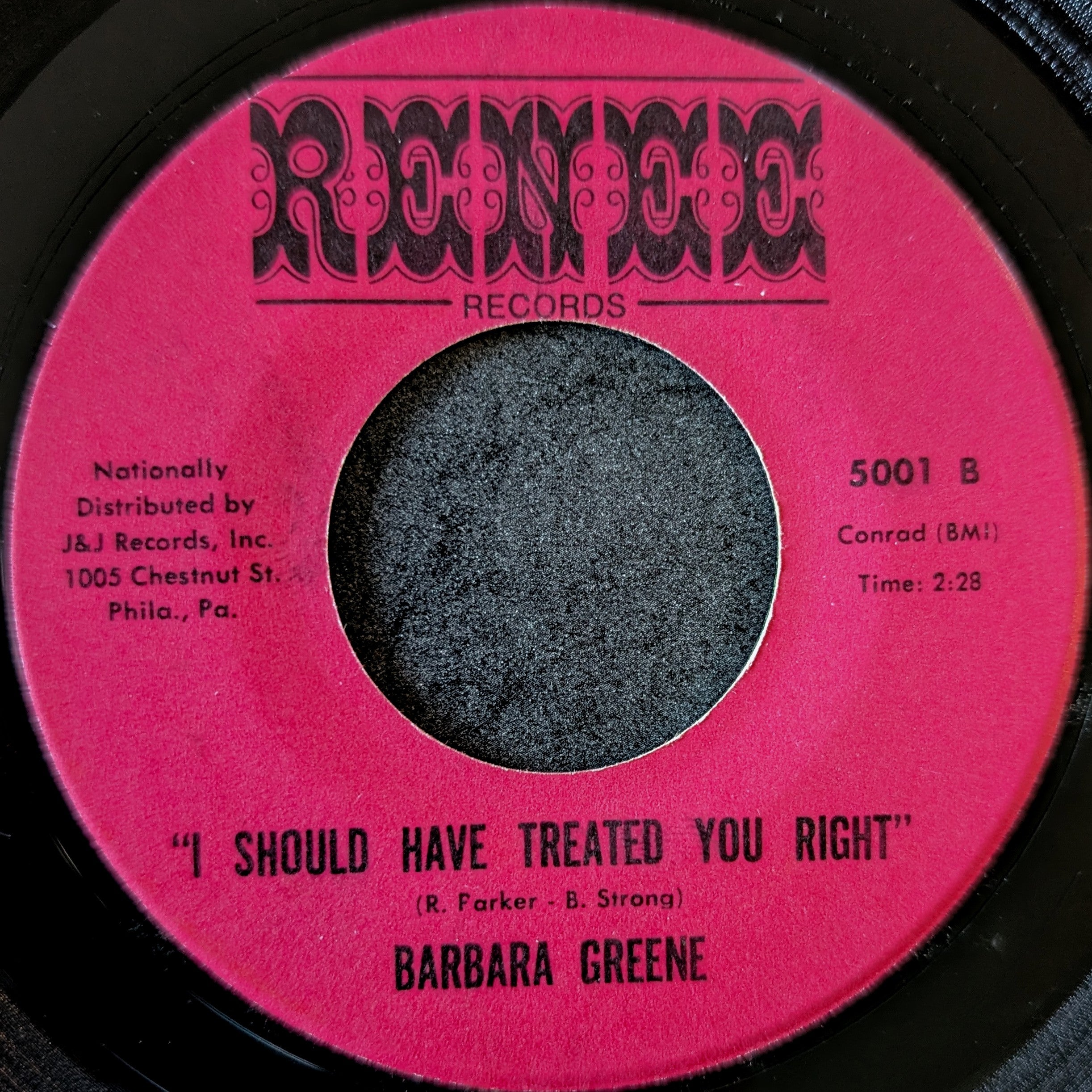 Barbara Greene-Young Boy/I should have treated you right
