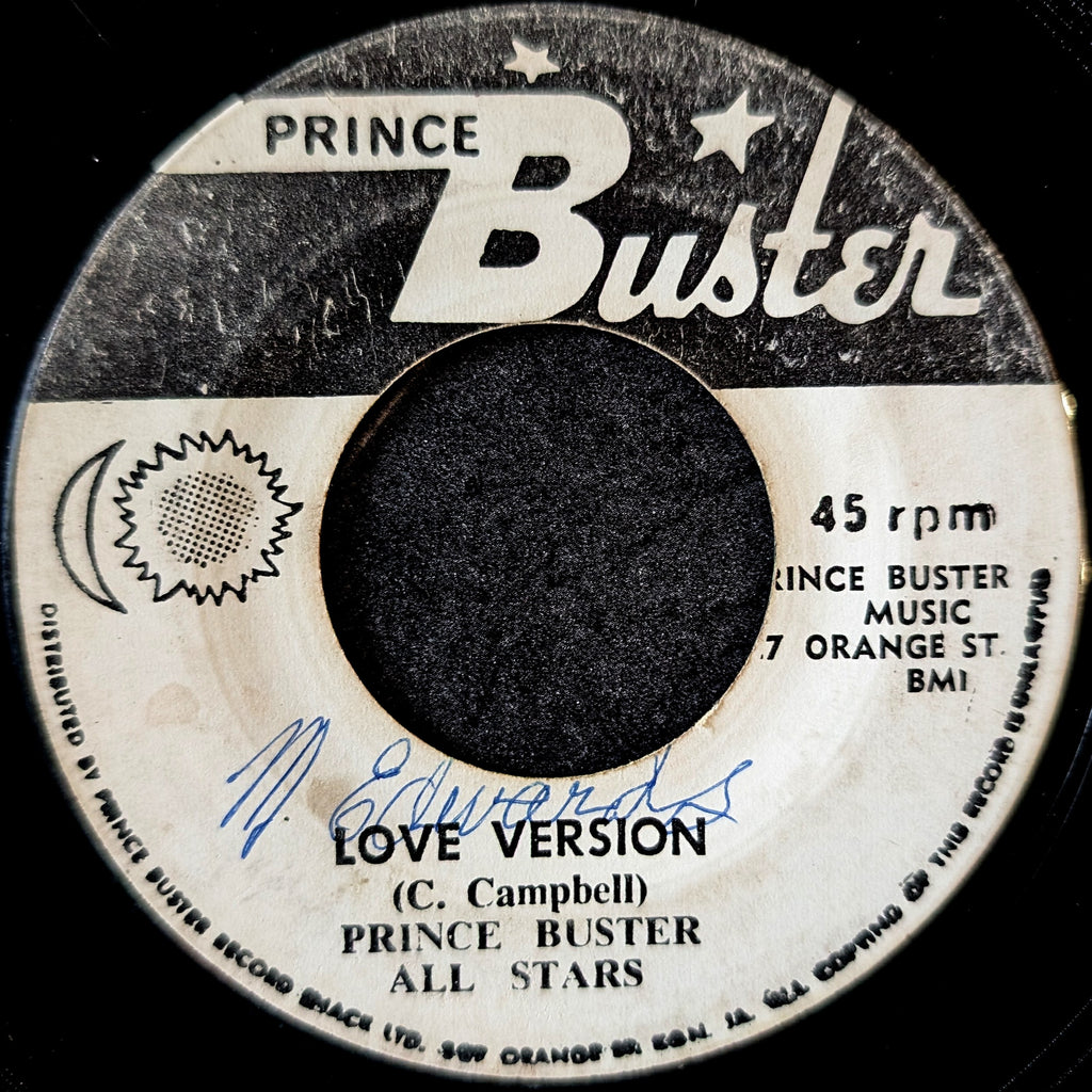 John Holt,Prince Buster All star -My love/Love version