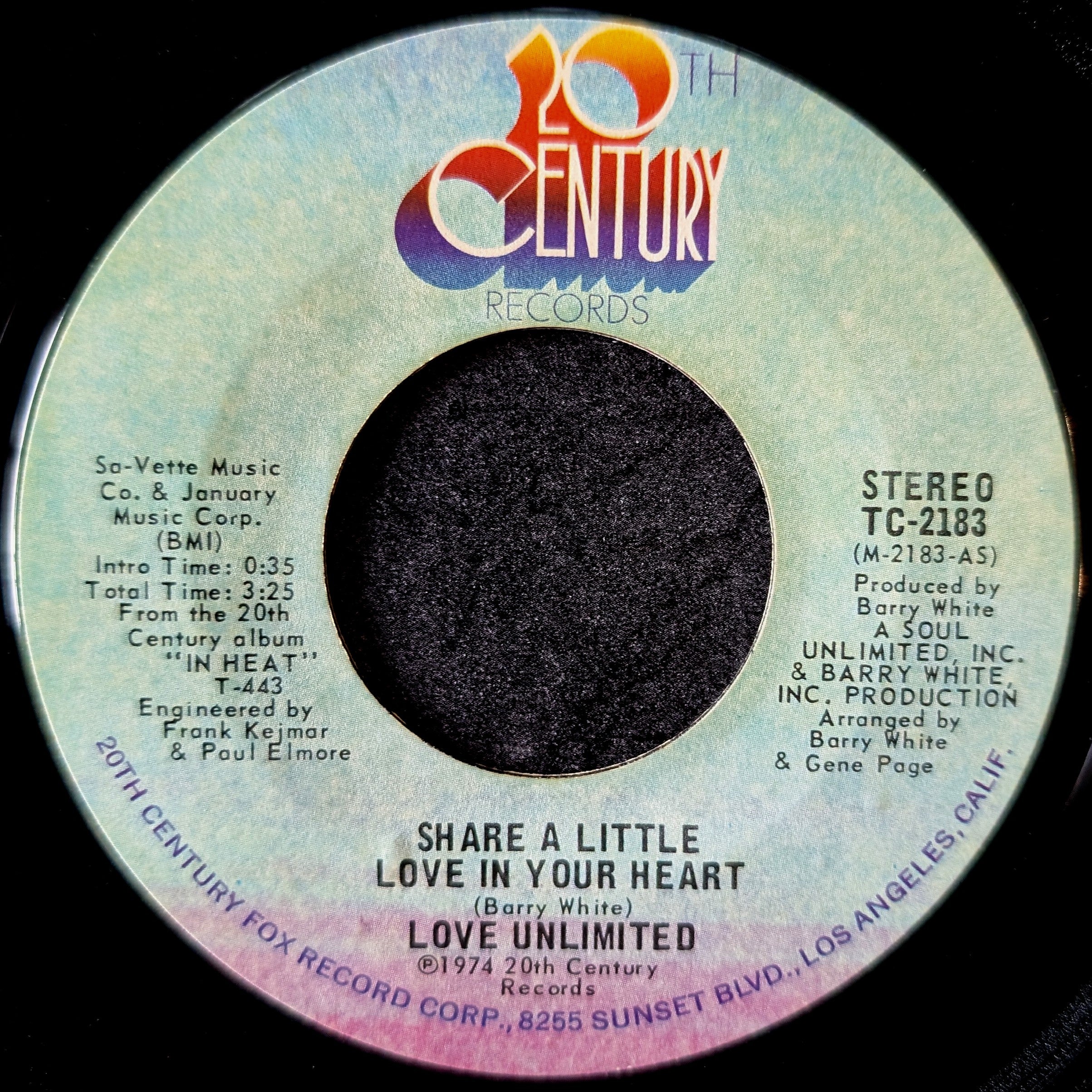 Love Unlimited - Share a Little Love in Your Heart / I Love You So, Never Gonna Let You Go