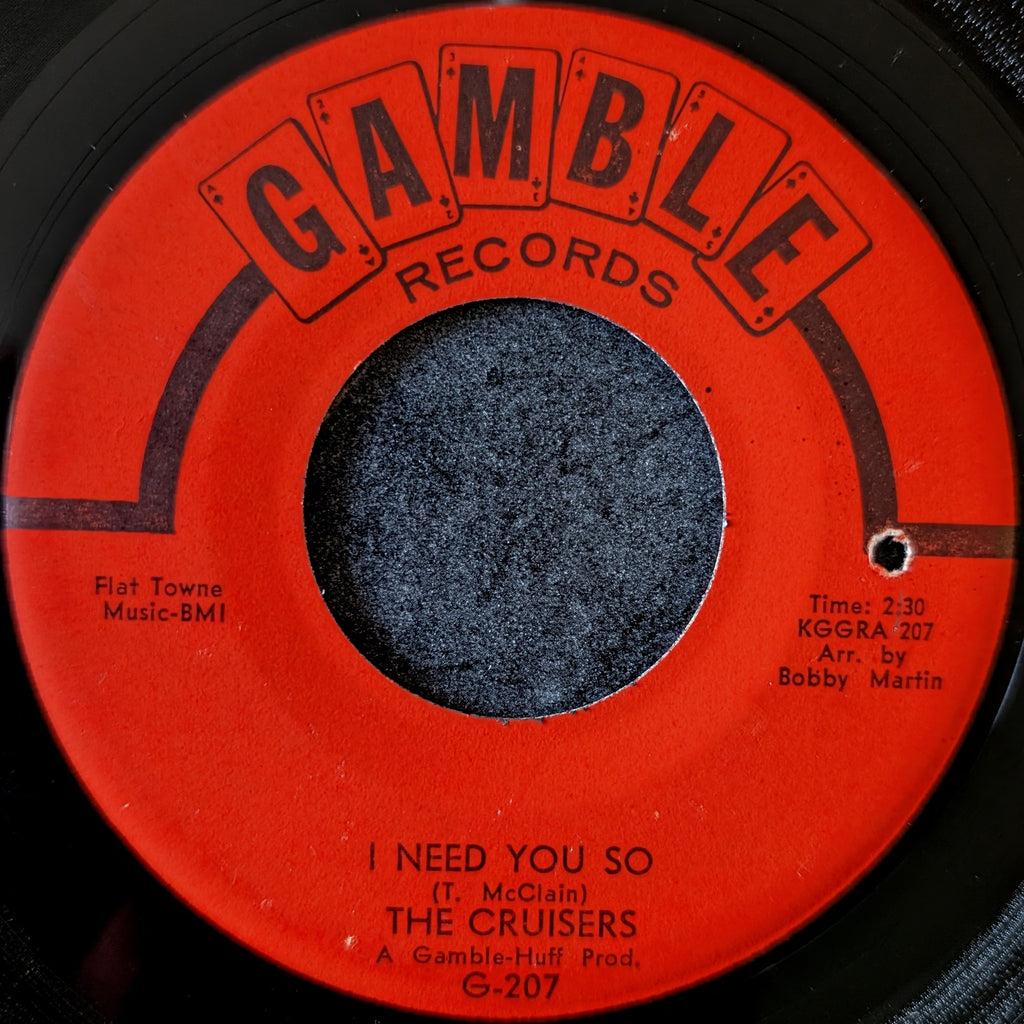 The Cruisers-I need you so/Take a chance