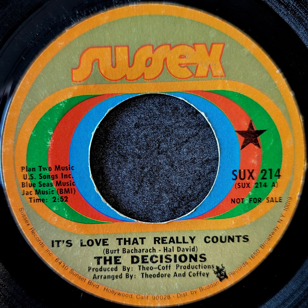The Decisions-It’s love that really counts/ I can't forget about you