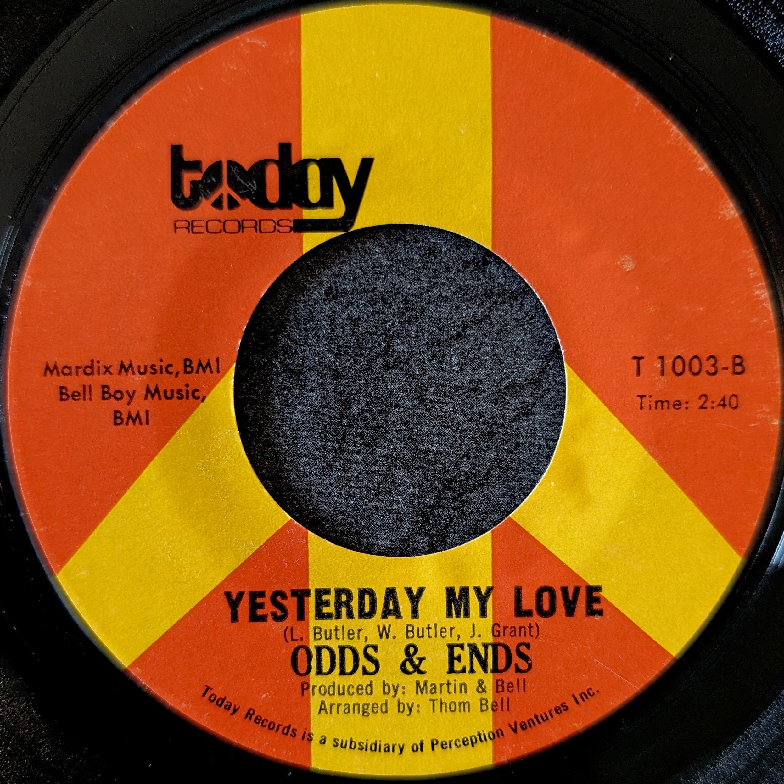 Odds & Ends-Love makes the world go around/Yesterday my love