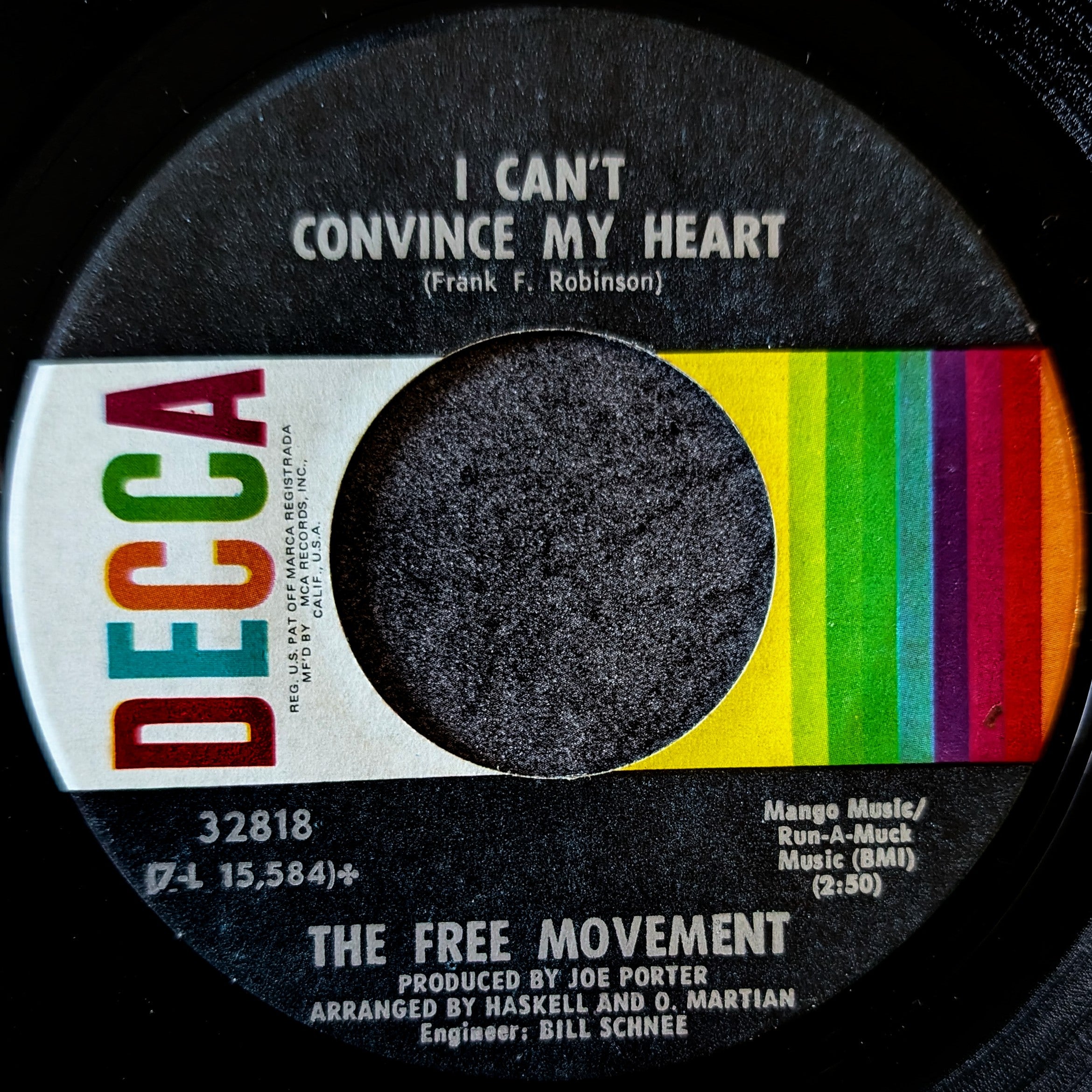 The Free Movement - I've found my own / My heart just can't be swayed