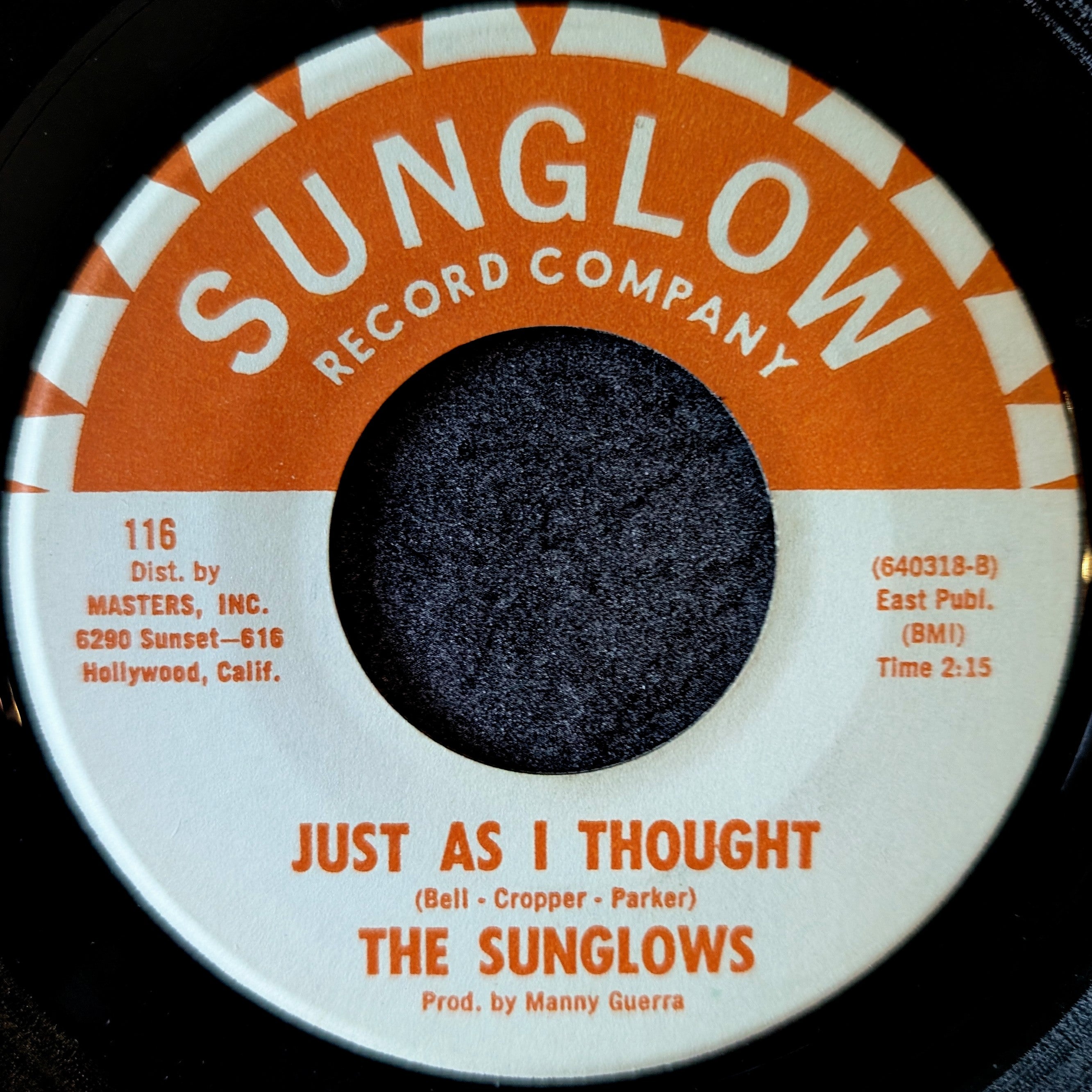 The Sunglows-Guess who/Just as I thought