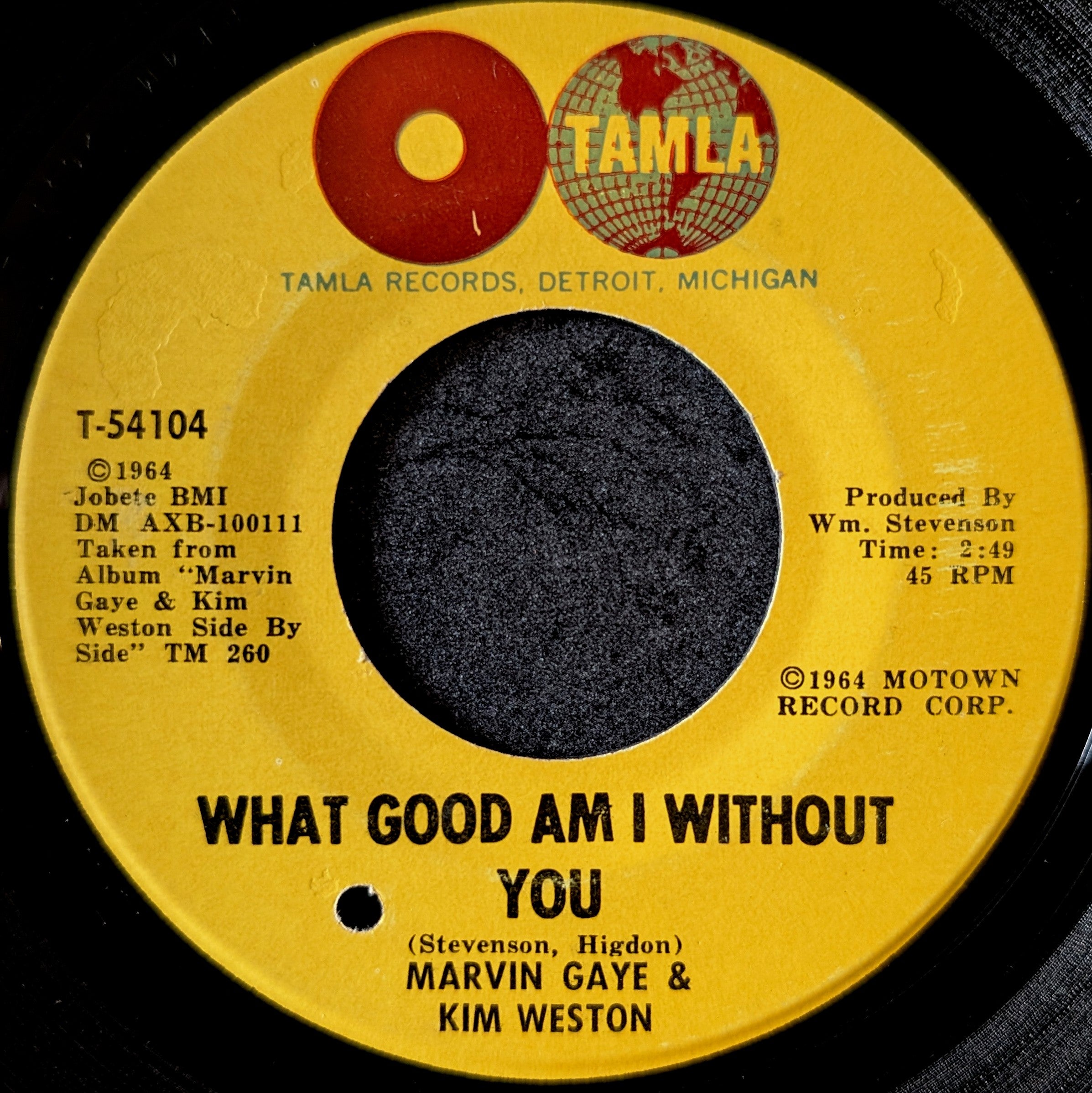 Marvin Gaye & Kim Weston-What good am I without you/I want you 'round