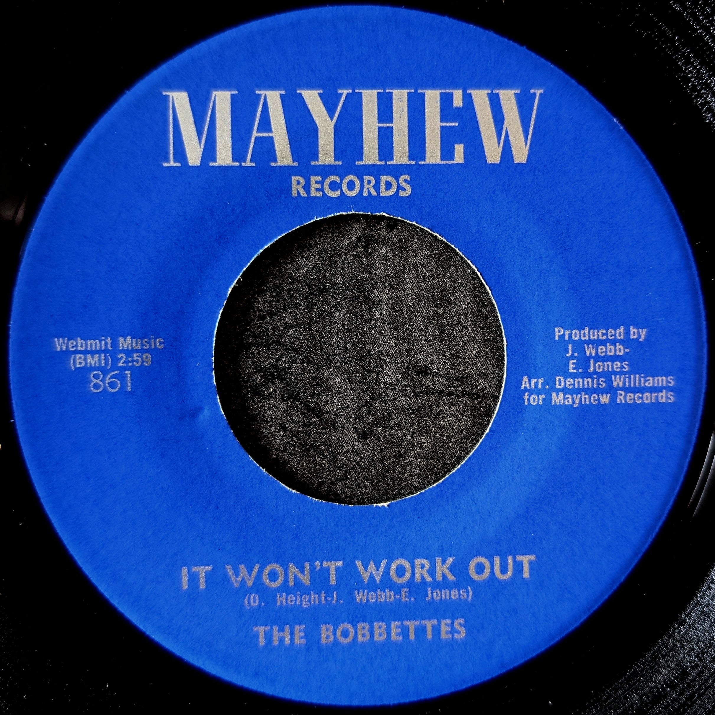 The Bobbettes - It won't work out / Good Man