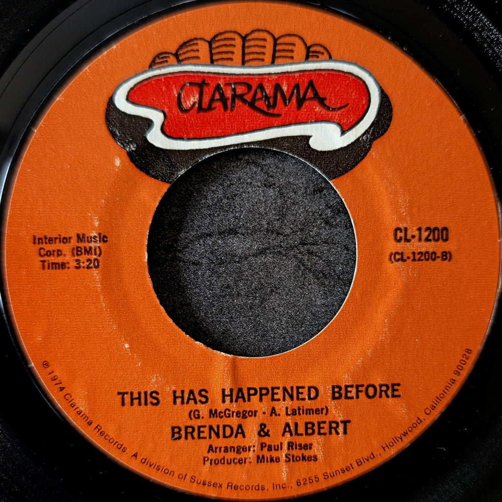 Brenda & Albert-Talking about loving you/This has happened before