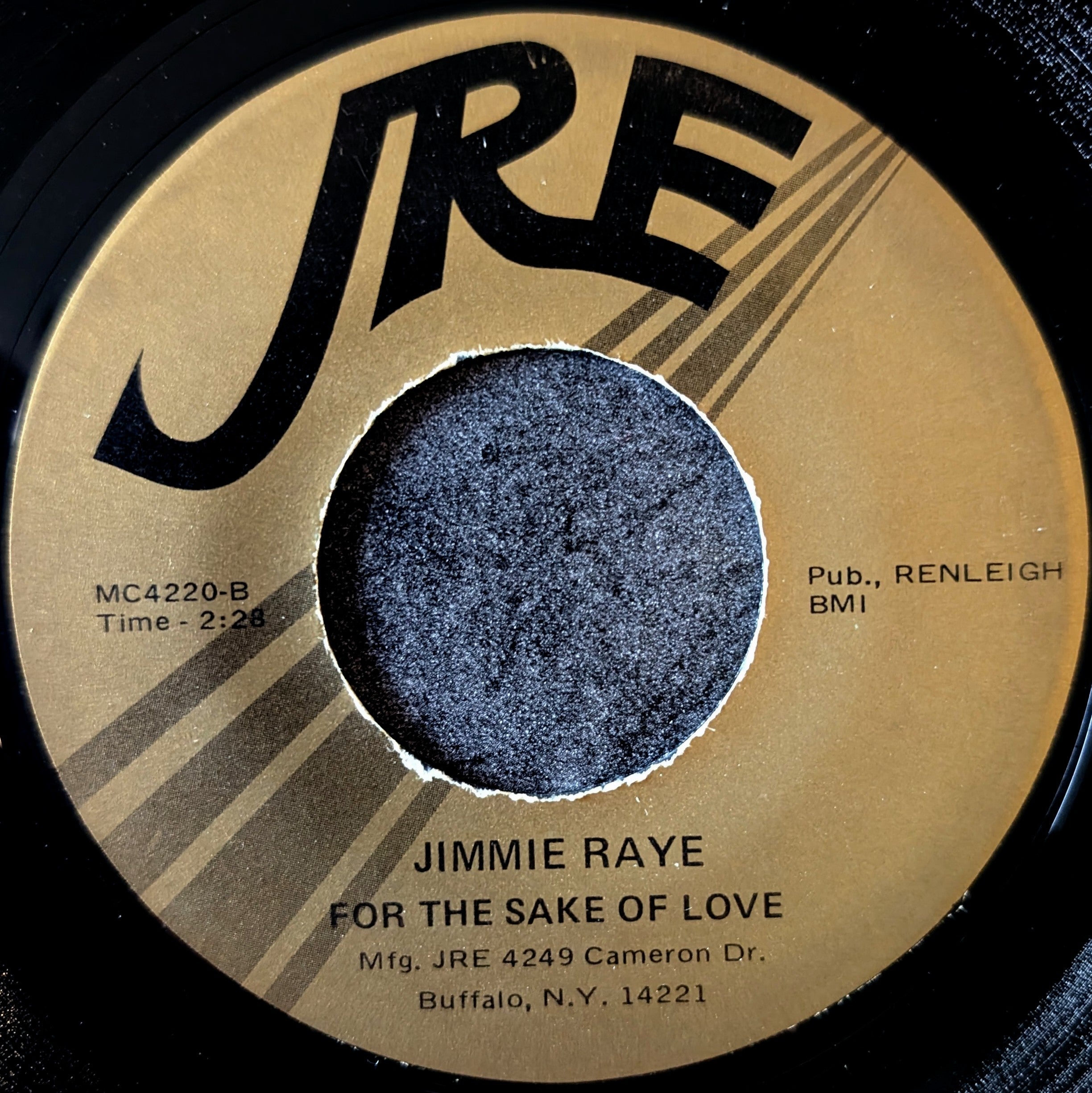 Jimmie Raye-You must be losing your mind/For the sake of love